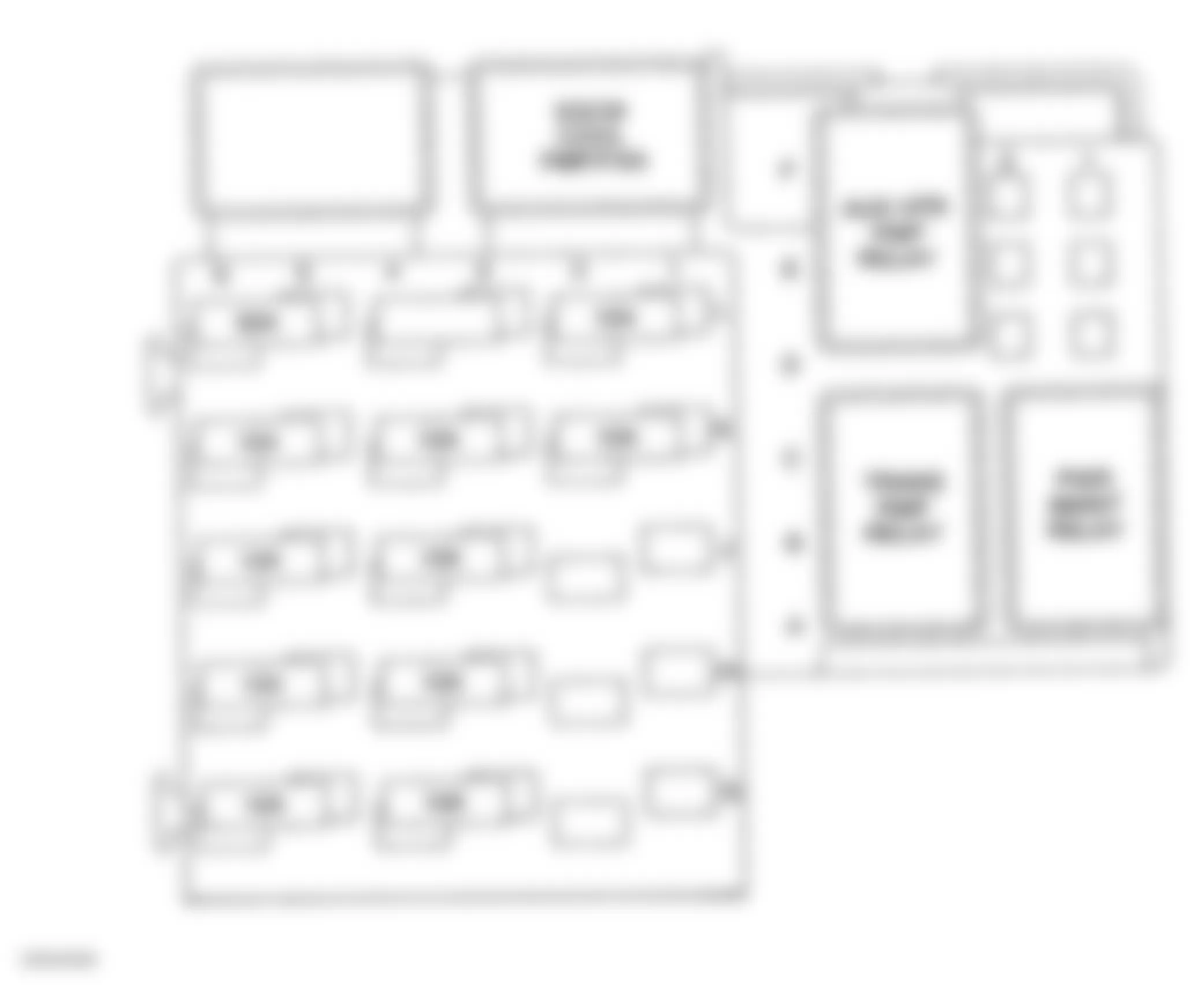 Chevrolet Silverado Classic 1500 2007 - Component Locations -  Underhood Fuse Block (Secondary)
