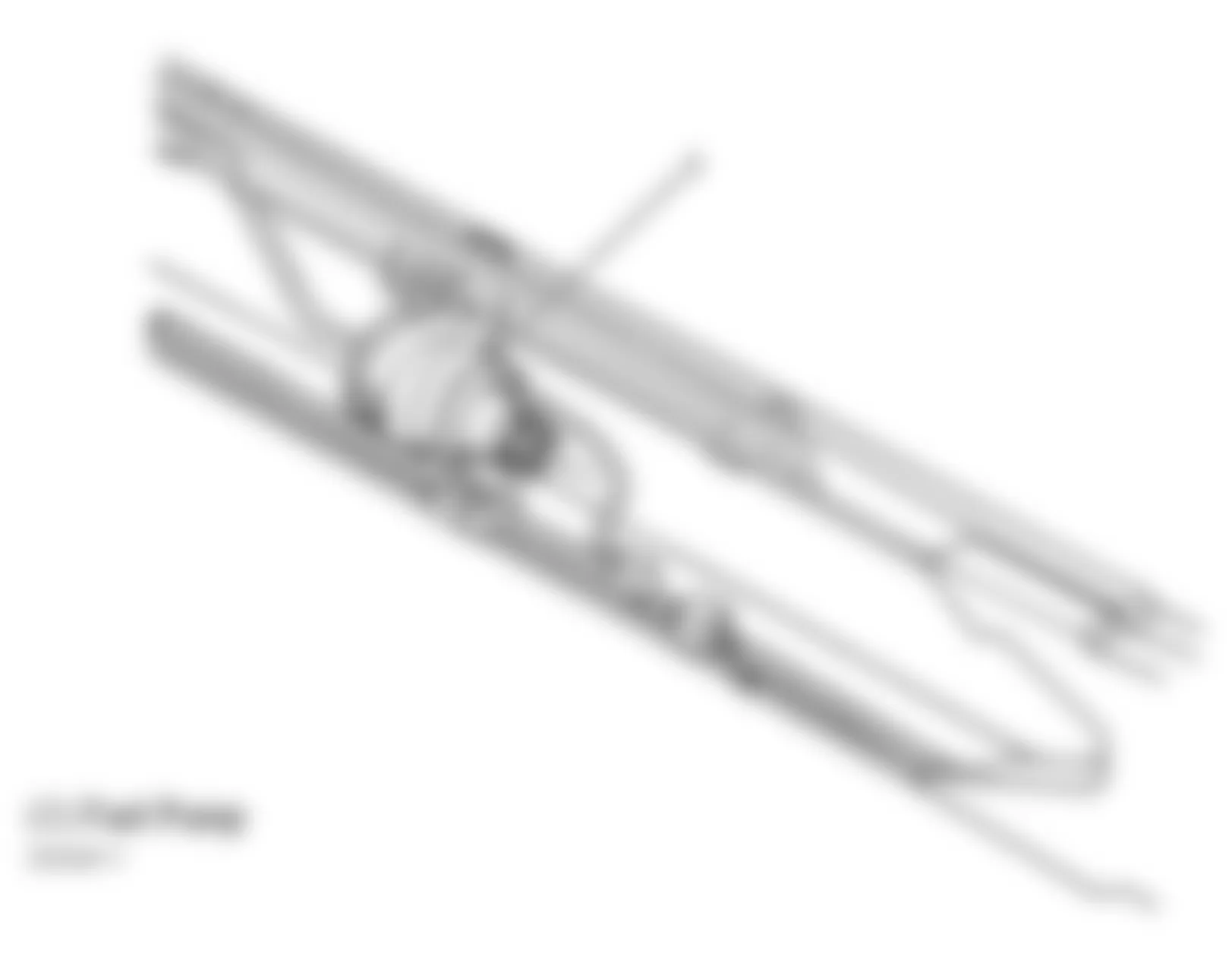 Chevrolet Silverado Classic 1500 2007 - Component Locations -  Fuel Pump (6.6L) (LB7)