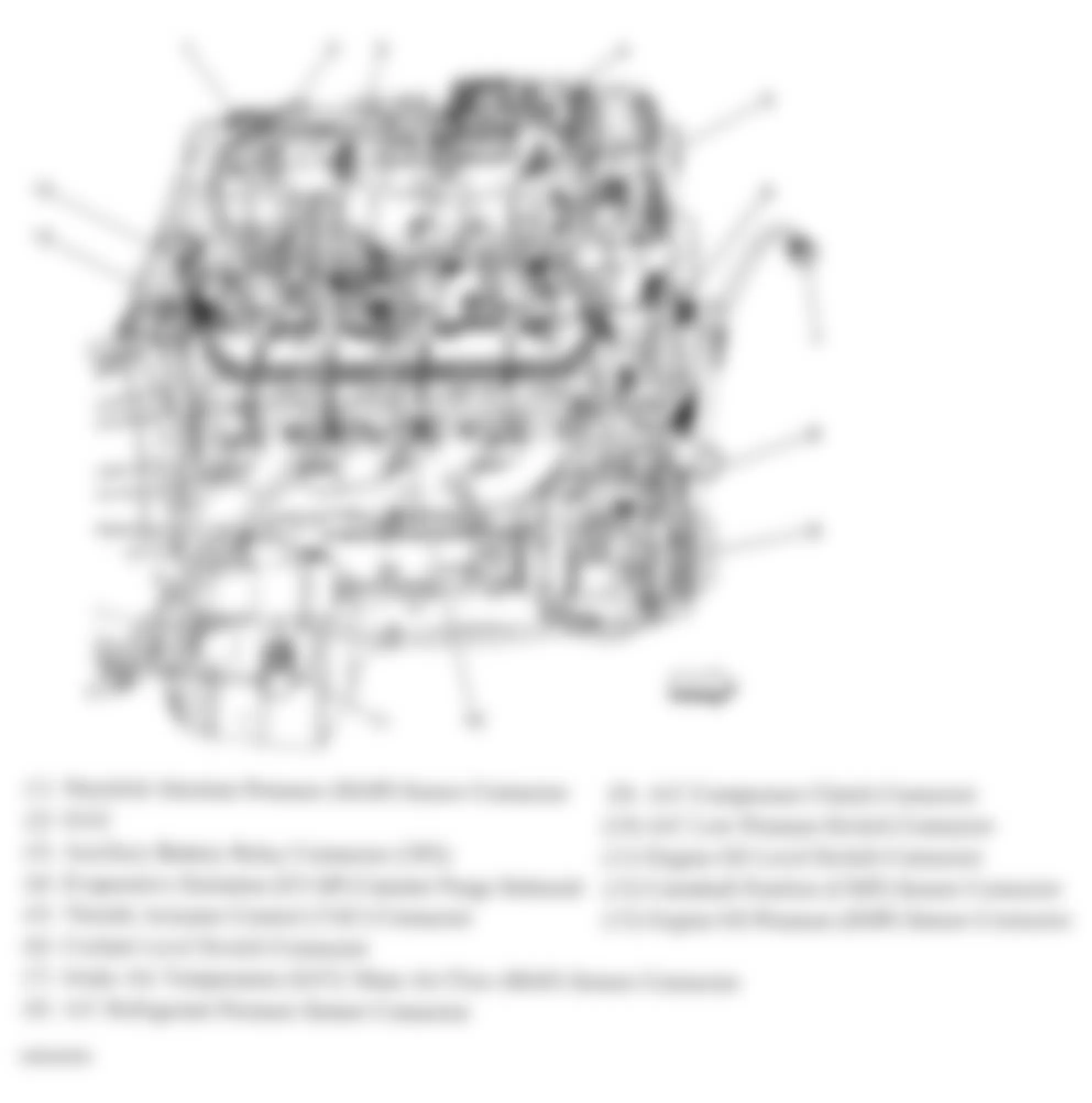 Chevrolet Silverado Classic 1500 HD 2007 - Component Locations -  Right Side Of Engine (4.8L, 5.3L & 6.0L)