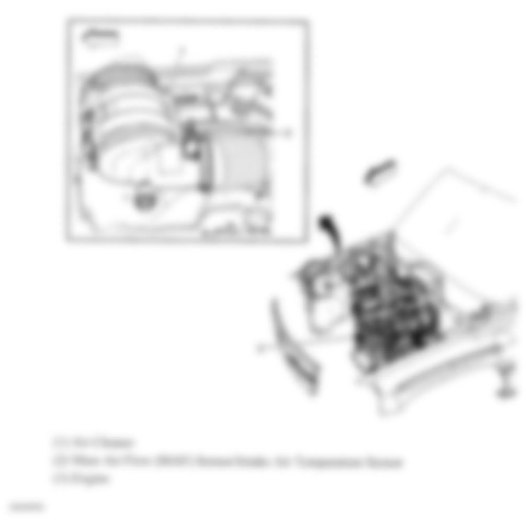 Chevrolet Silverado Classic 2500 HD 2007 - Component Locations -  Right Front Side Of Engine Compartment (6.6L)