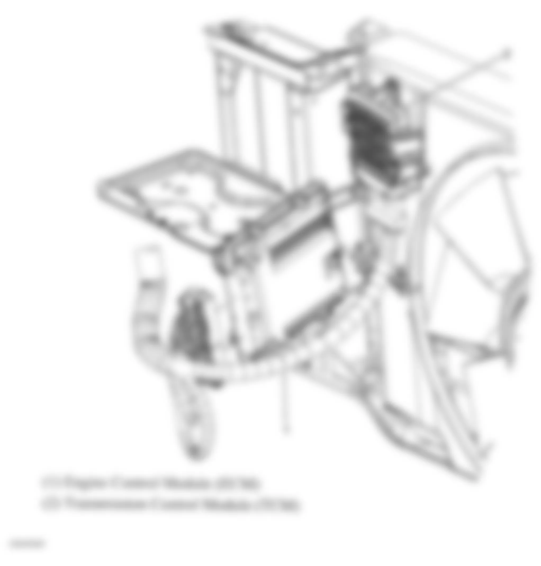 Chevrolet Silverado Classic 3500 2007 - Component Locations -  Left Front Of Engine Compartment (6.6L)