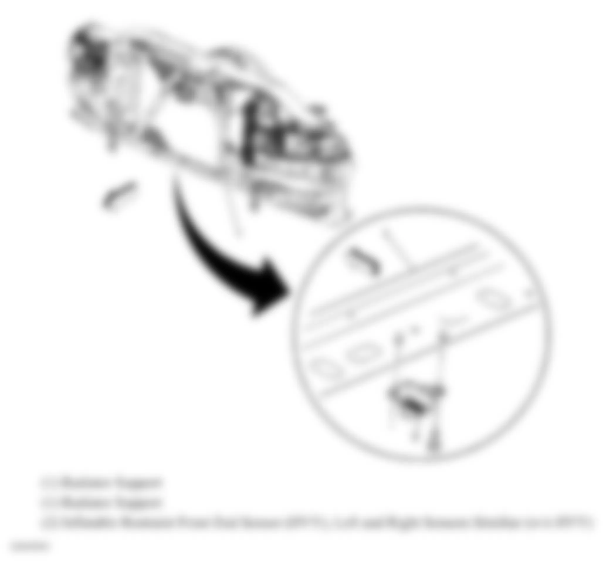 Chevrolet Silverado Classic 3500 2007 - Component Locations -  Radiator Support