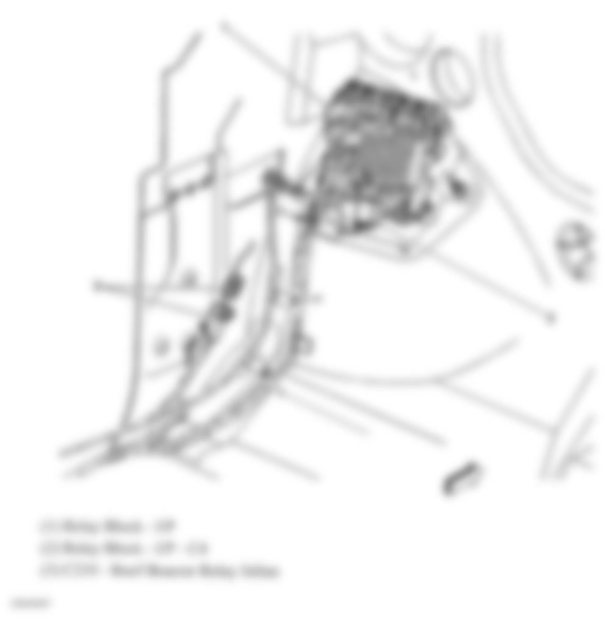 Chevrolet Silverado Classic 3500 2007 - Component Locations -  Left Kick Panel