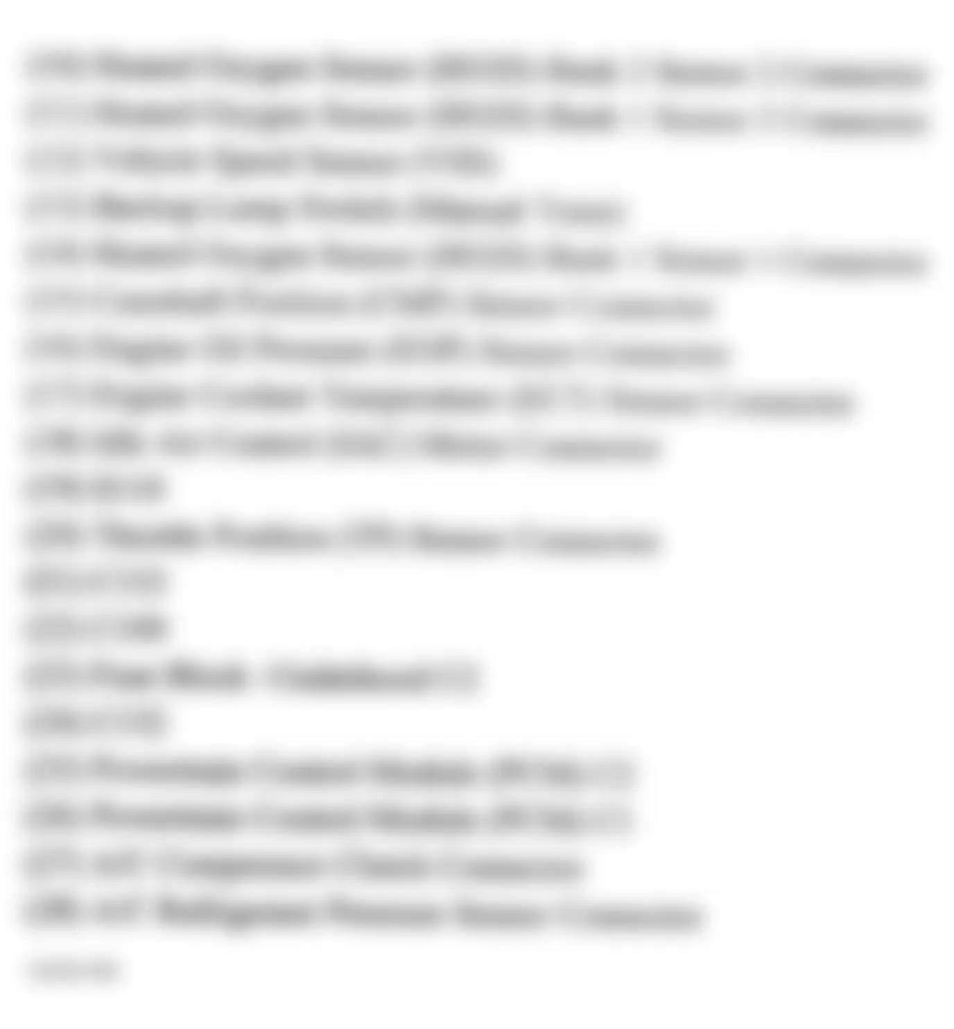 Chevrolet Silverado Classic 3500 2007 - Component Locations -  Engine Harness (4.3L) (2 Of 2)