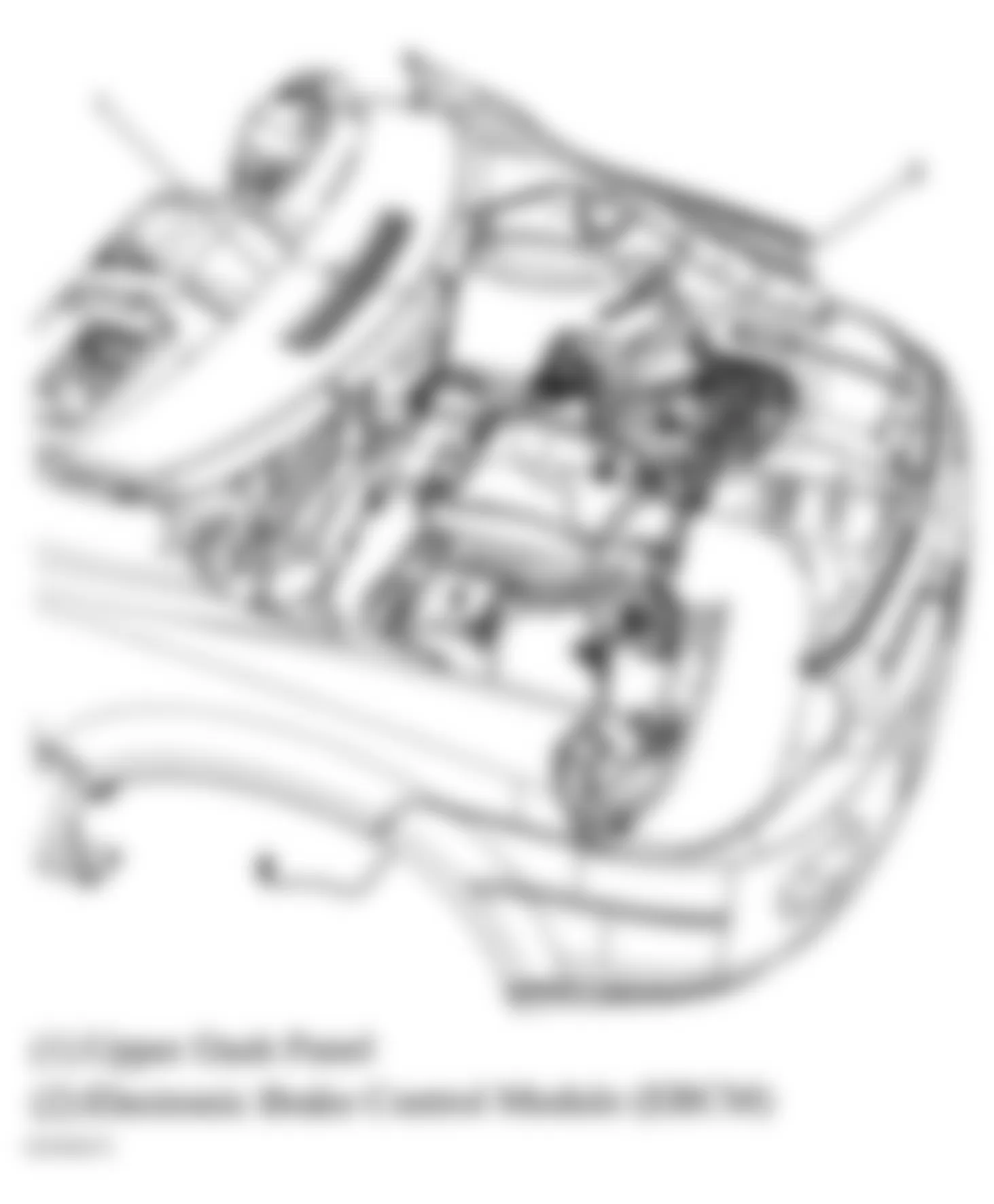 Chevrolet Uplander 2007 - Component Locations -  Engine Compartment