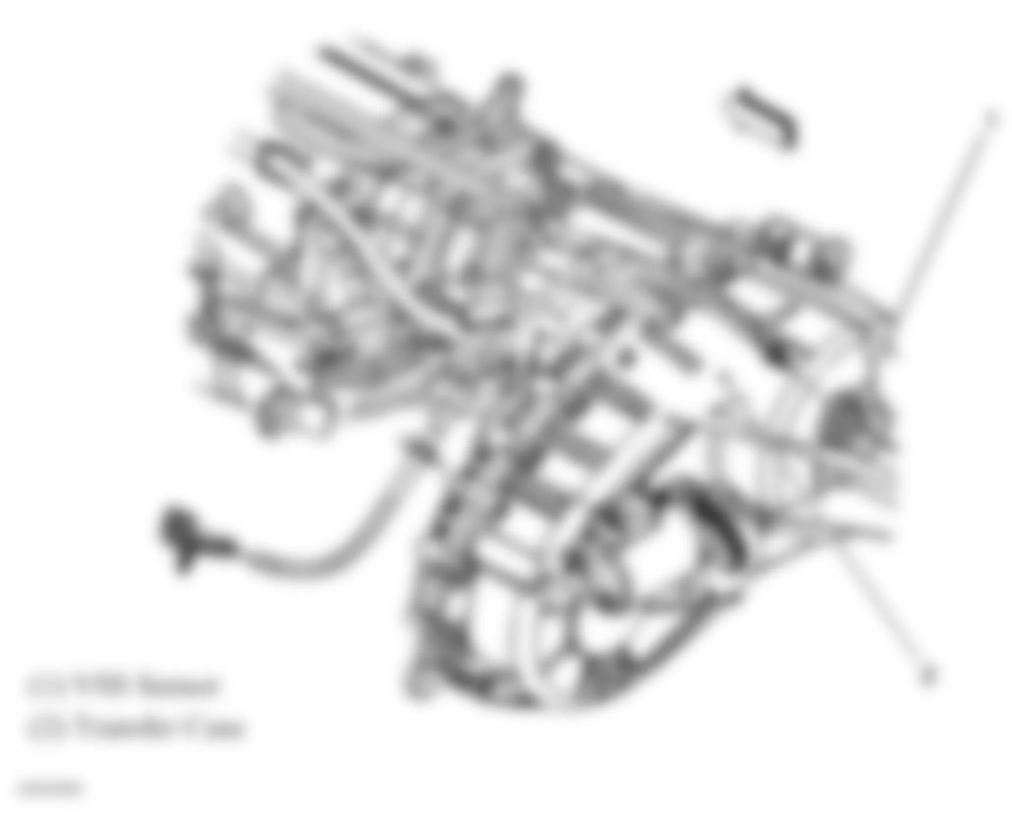 Chevrolet Avalanche 2008 - Component Locations -  Transfer Case
