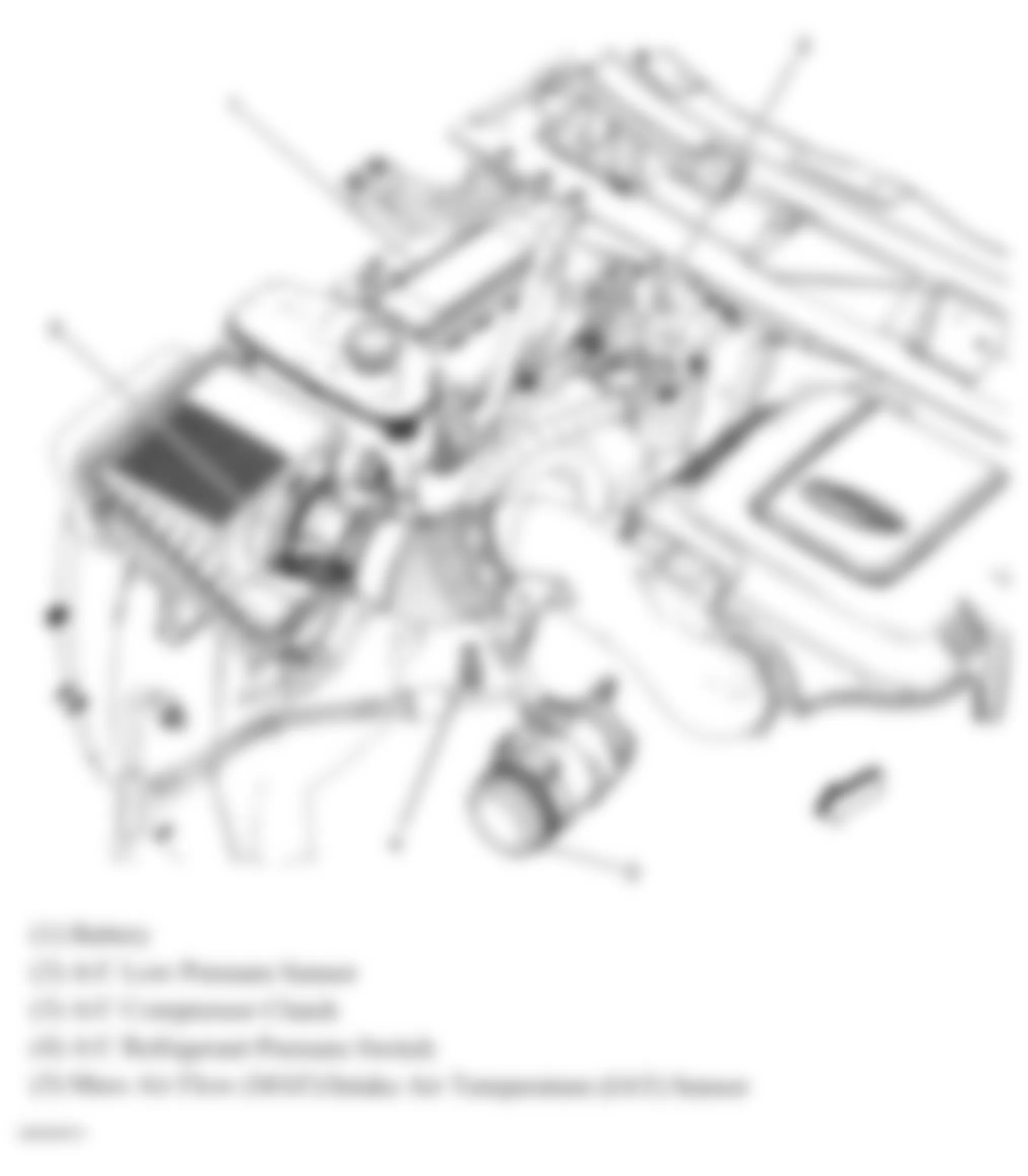 Chevrolet Avalanche 2008 - Component Locations -  Right Rear Of Engine Compartment