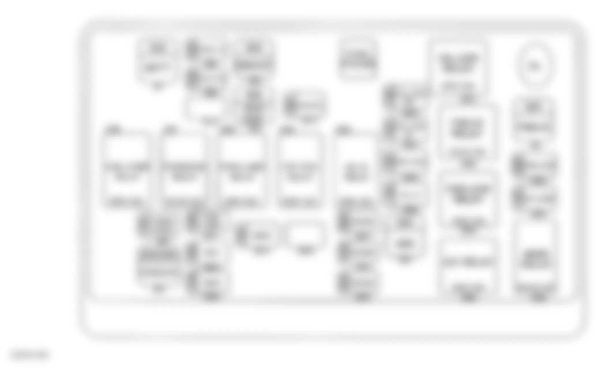 Chevrolet Aveo 2008 - Component Locations -  Underhood Fuse Block (Notchback)