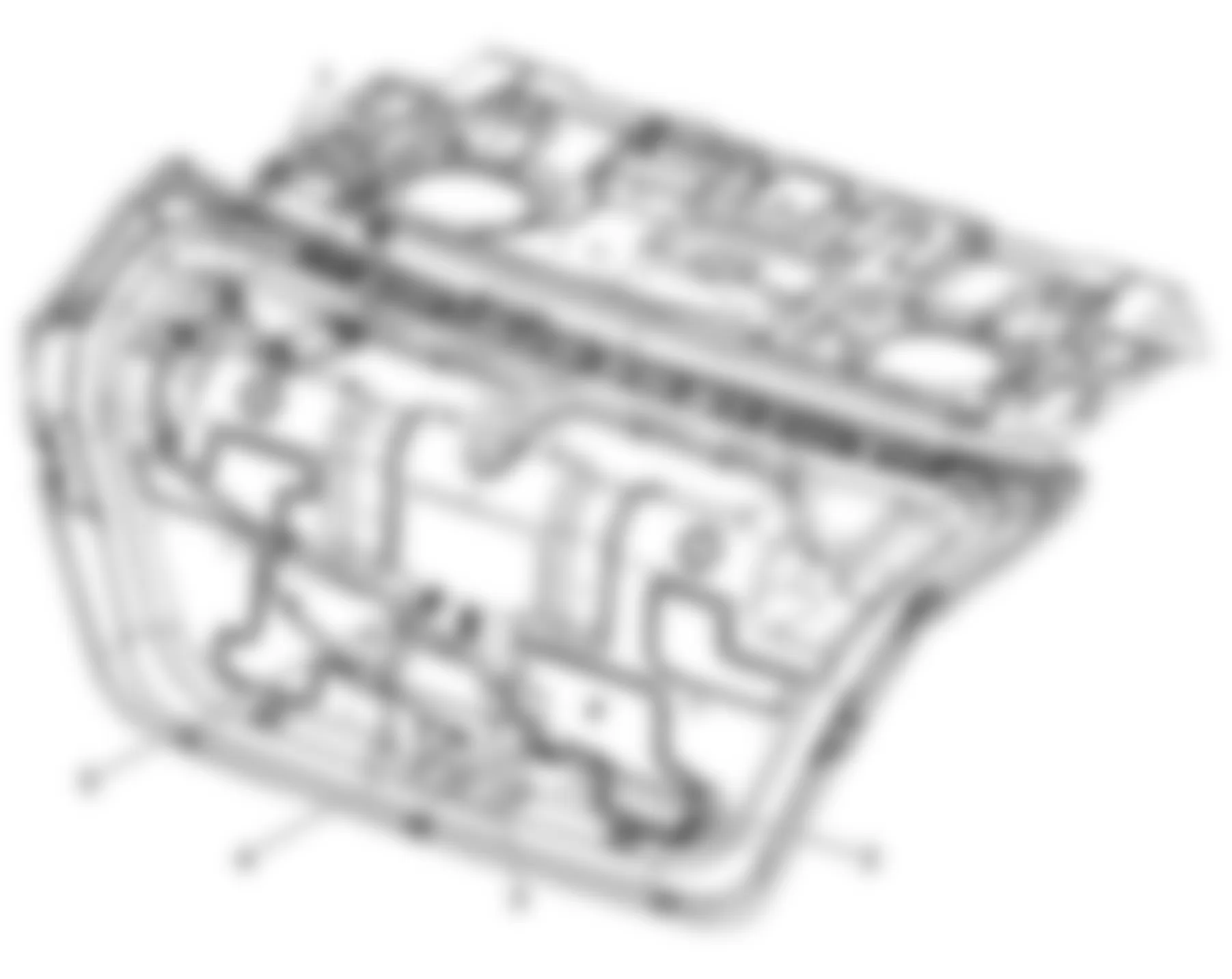 Chevrolet Aveo LS 2008 - Component Locations -  Package Tray & Trunk Lid (Notchback)