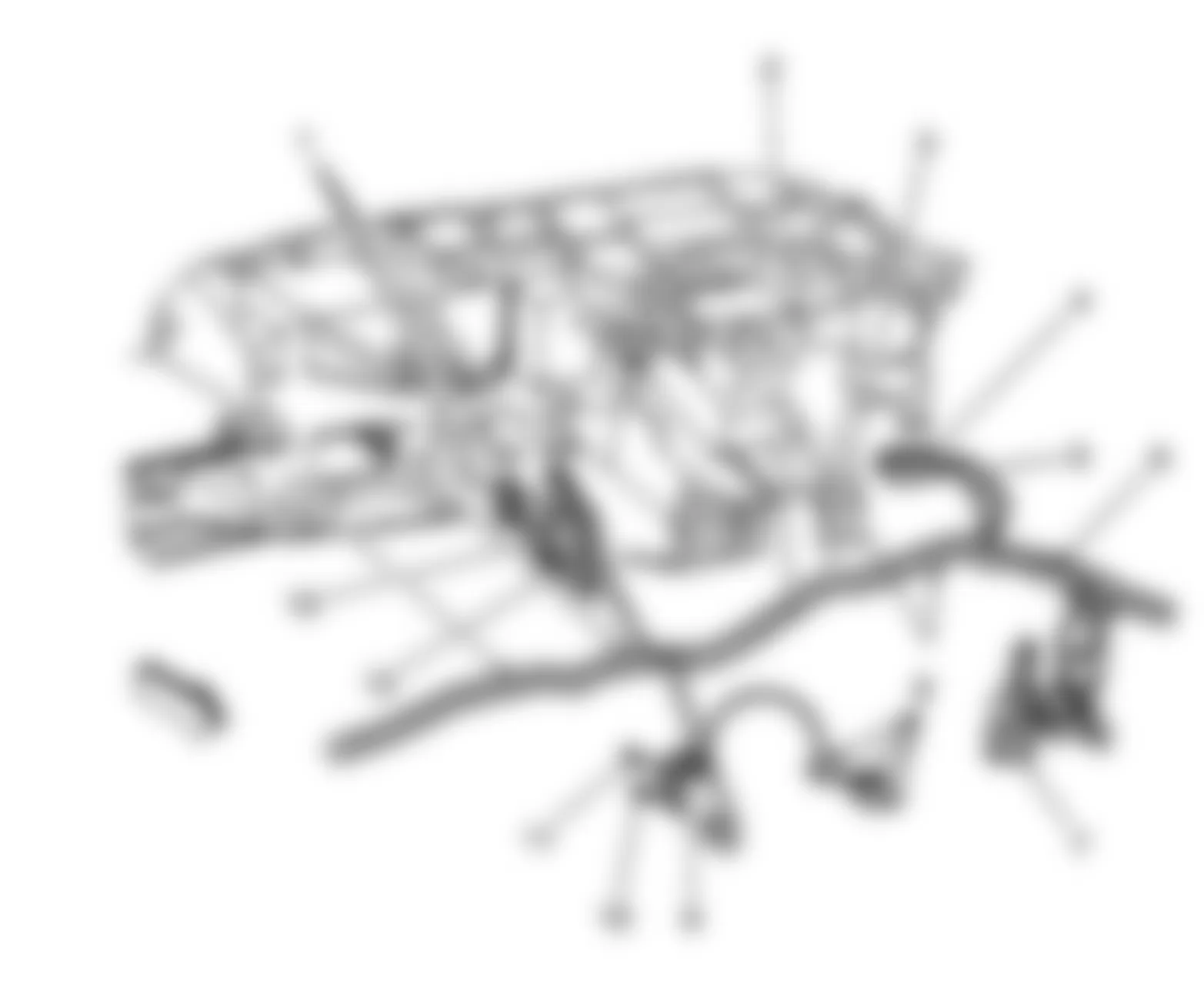 Chevrolet Chevy Express G1500 2008 - Component Locations -  Center Of Dash