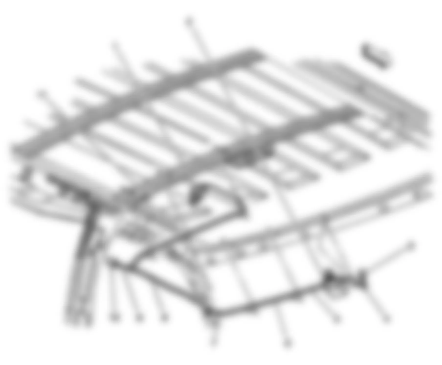 Chevrolet Chevy Express G1500 2008 - Component Locations -  Front Of Roof