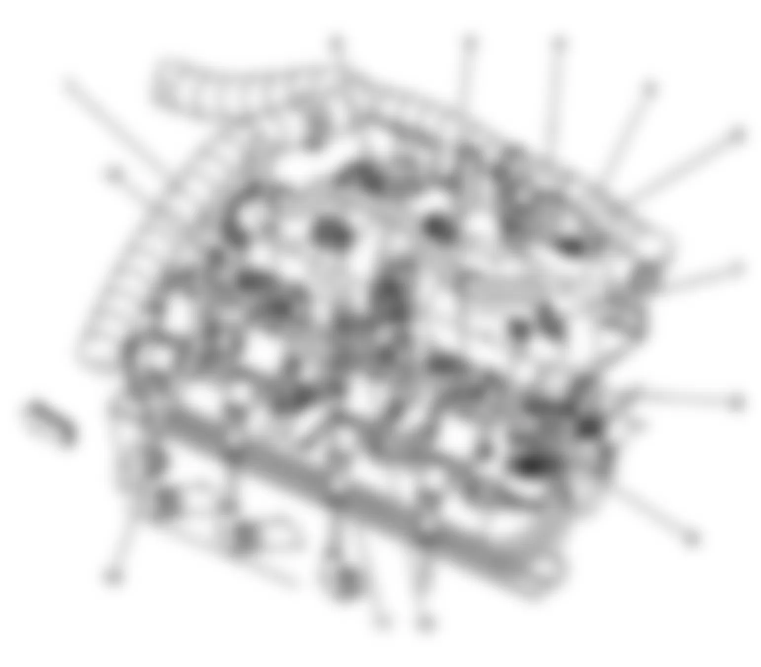 Chevrolet Chevy Express G1500 2008 - Component Locations -  Upper Left Side Of Engine (4.8L, 5.3L & 6.0L)