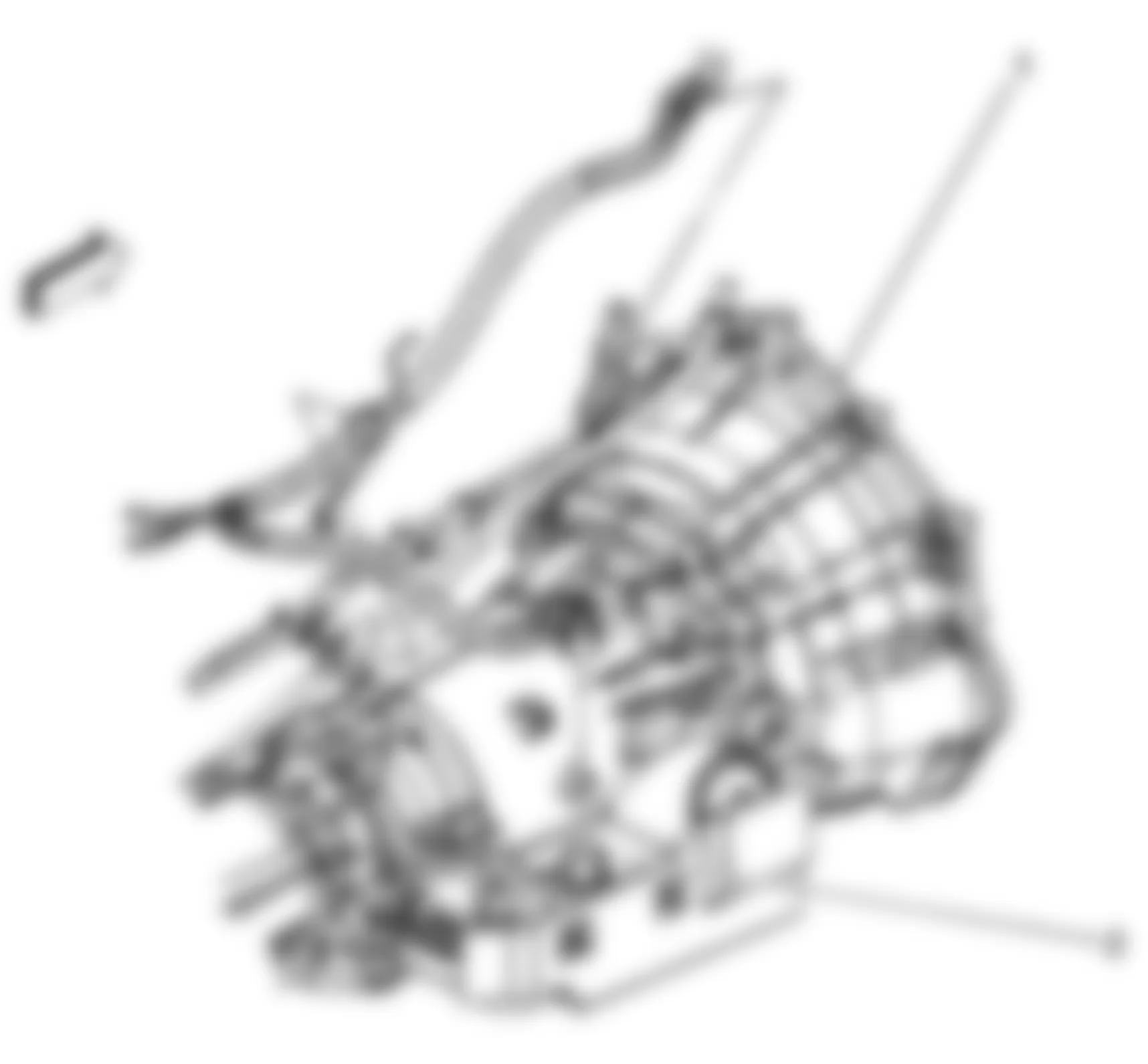 Chevrolet Chevy Express G1500 2008 - Component Locations -  Rear Of Transmission (4L60-E/4L65-E/4L70-E)