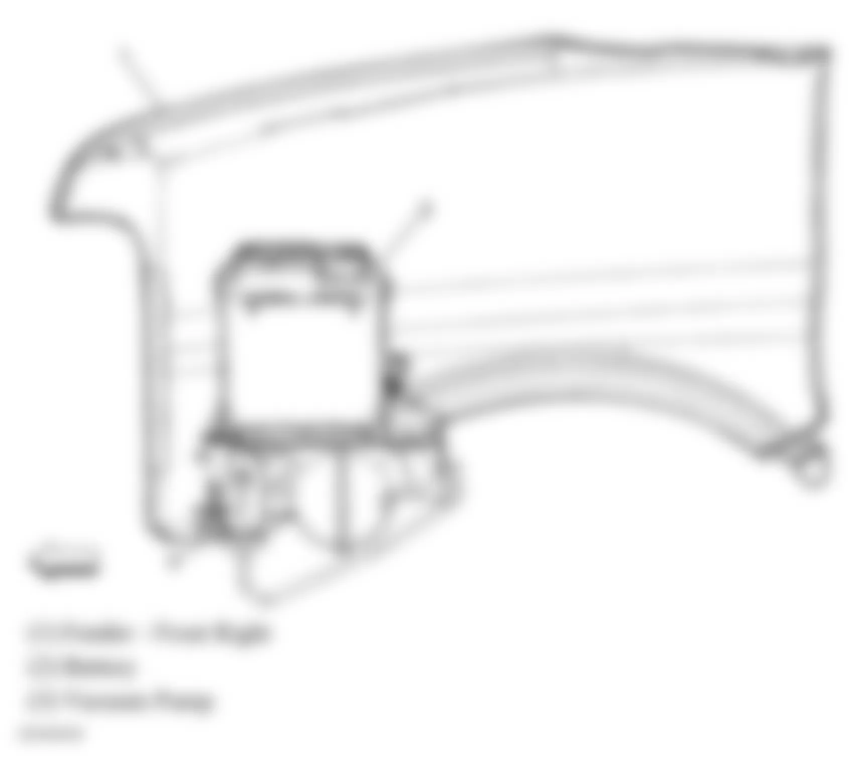 Chevrolet Chevy Express G1500 2008 - Component Locations -  Right Front Of Engine Compartment (6.6L)
