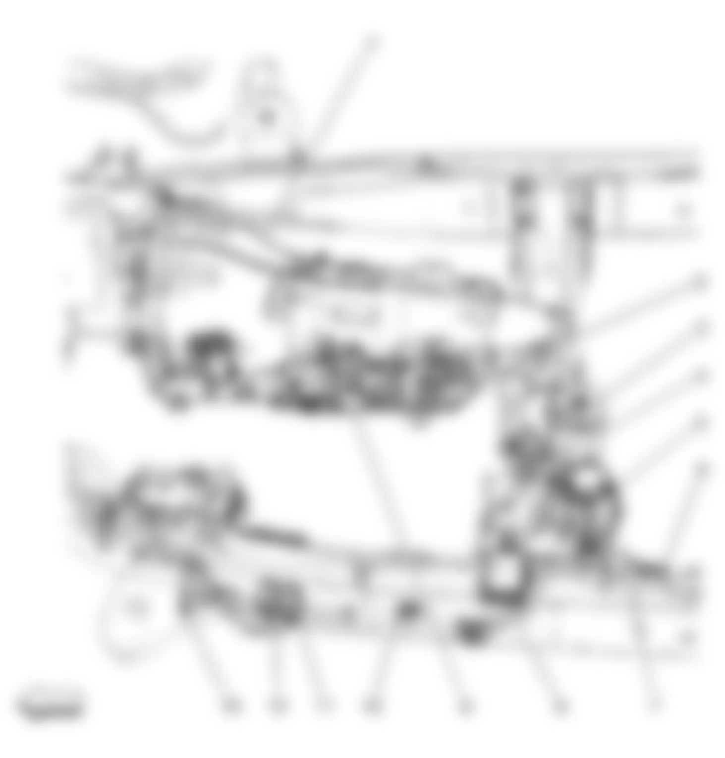 Chevrolet Chevy Express G1500 2008 - Component Locations -  Under Center Of Vehicle (6.6L)