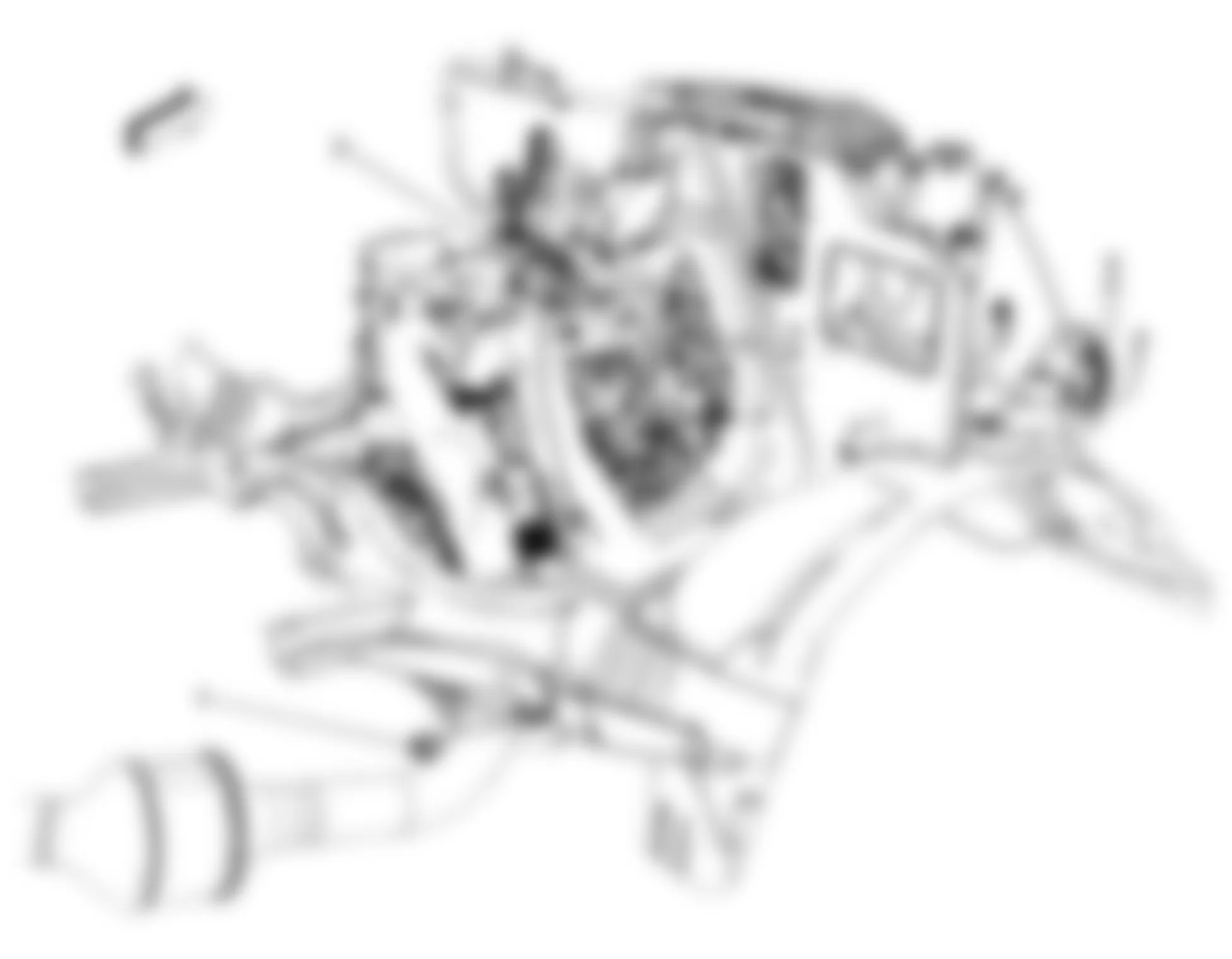 Chevrolet Chevy Express G1500 2008 - Component Locations -  Engine Compartment (6.6L)