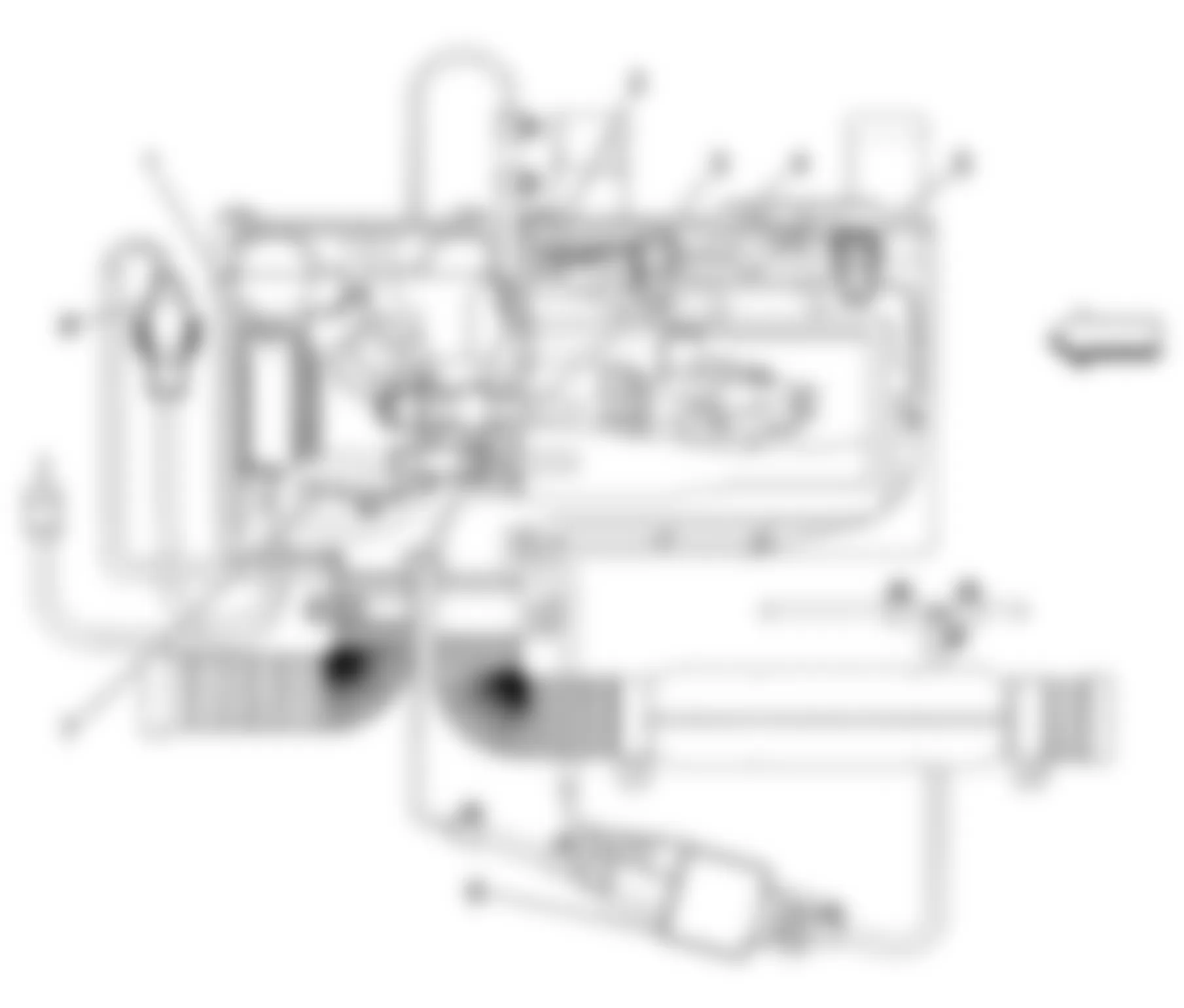 Chevrolet Chevy Express G2500 2008 - Component Locations -  Coolant Heater
