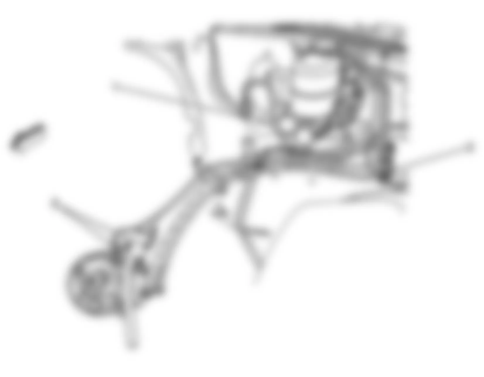 Chevrolet Chevy Express H1500 2008 - Component Locations -  Left Rear Of Engine Compartment