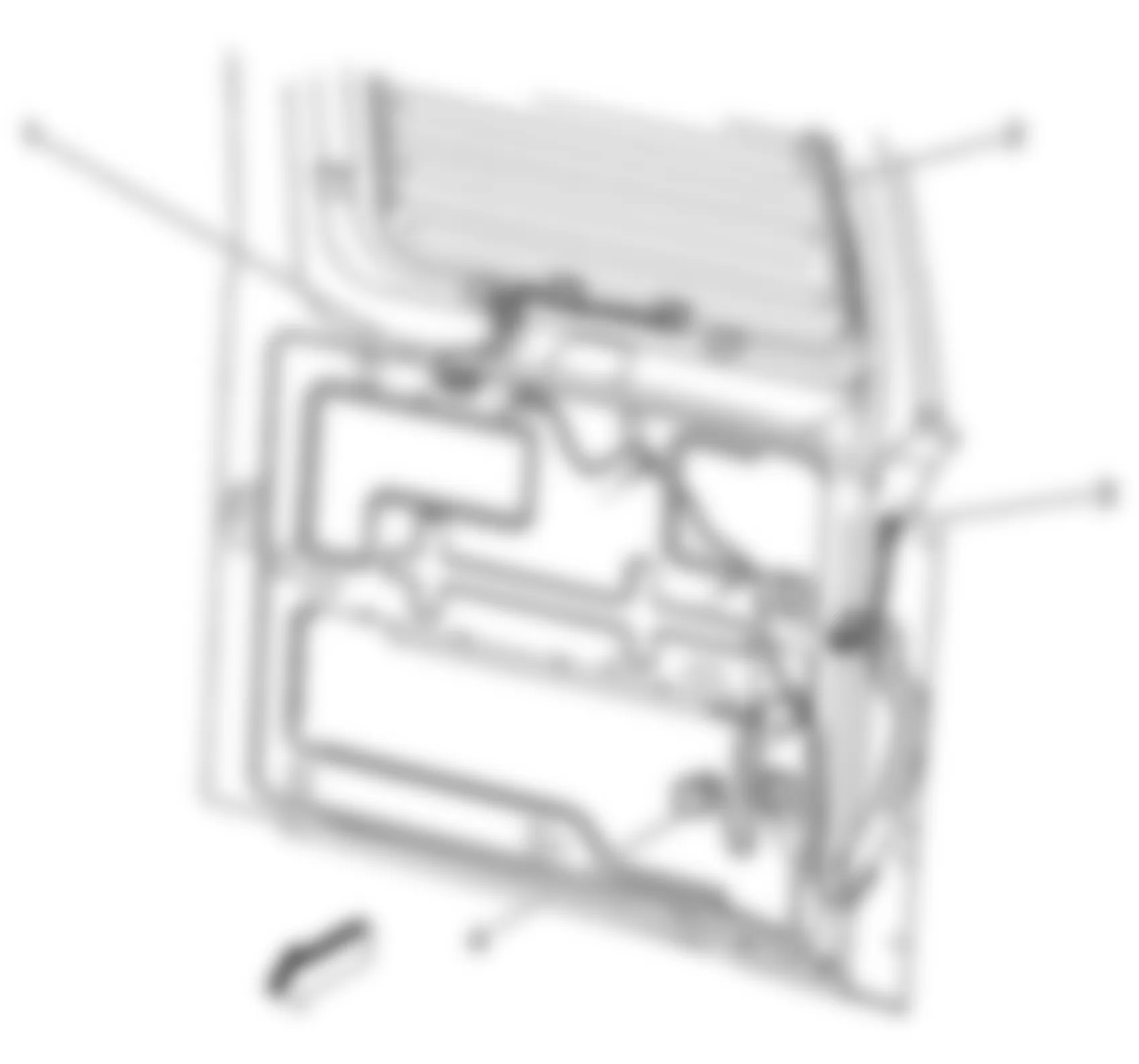 Chevrolet Chevy Express H1500 2008 - Component Locations -  Left Rear Cargo Door