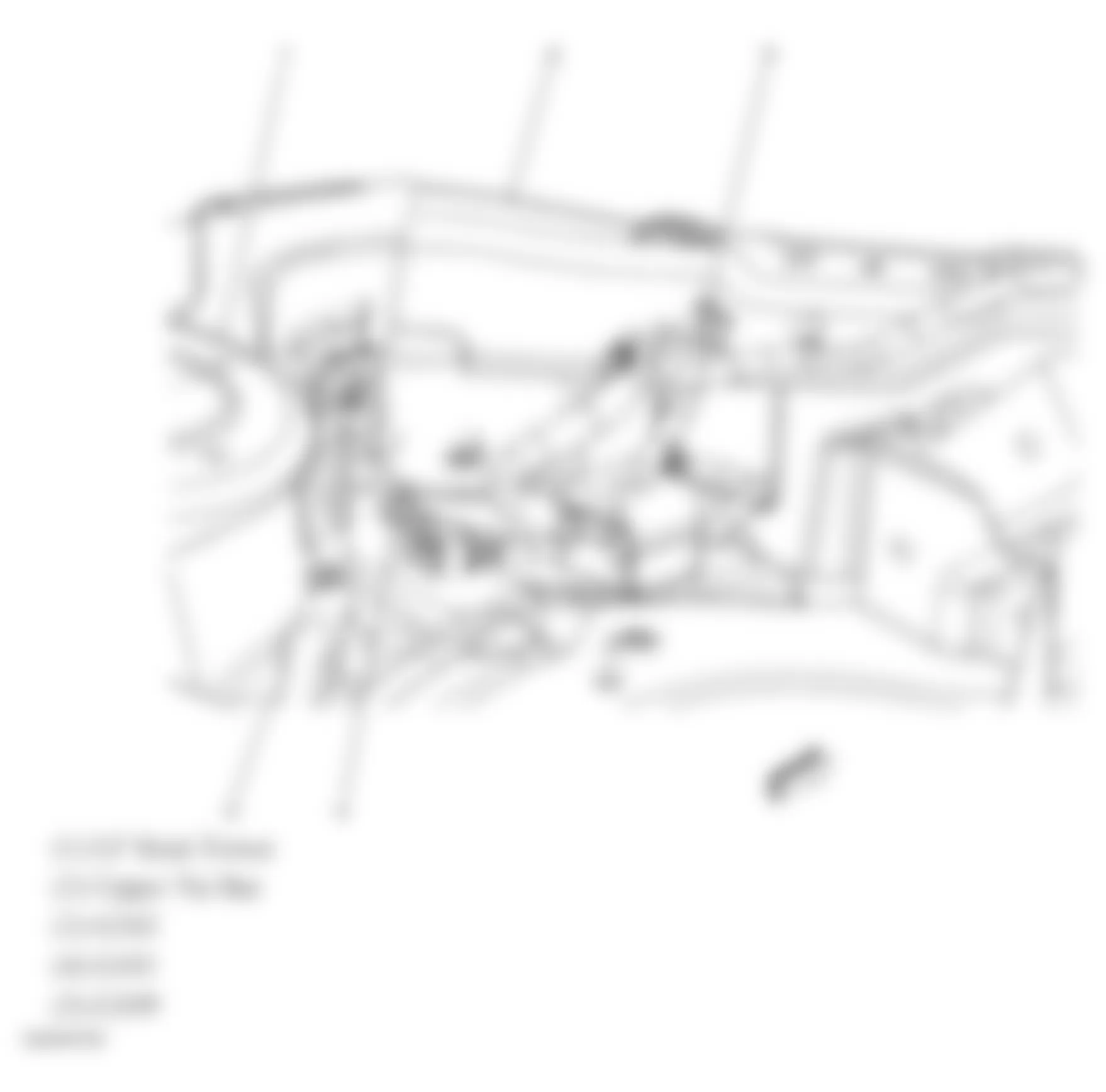 Chevrolet Cobalt LS 2008 - Component Locations -  Left Side Of Engine Compartment
