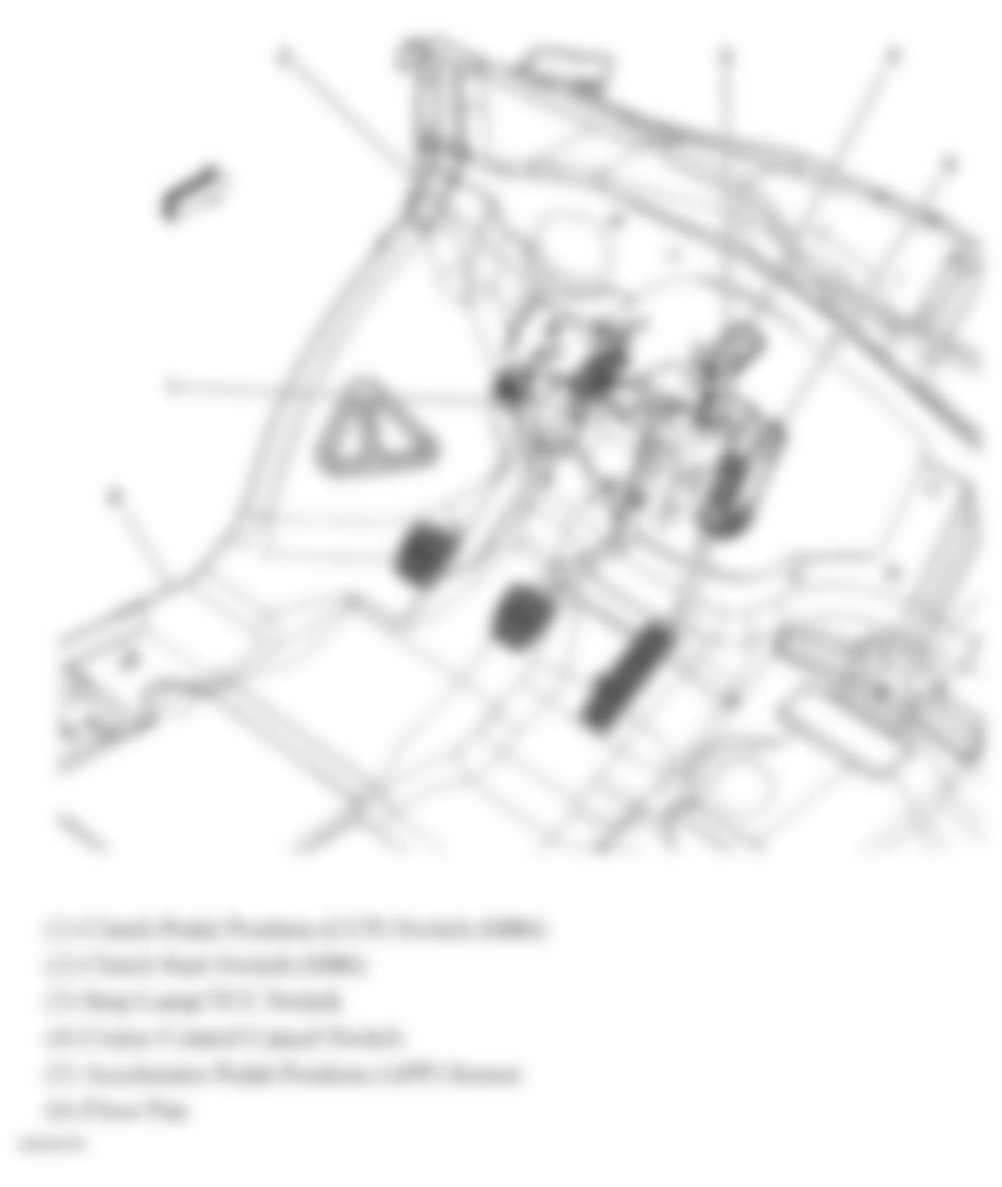 Chevrolet Cobalt SS 2008 - Component Locations -  Under Left Side Of Dash