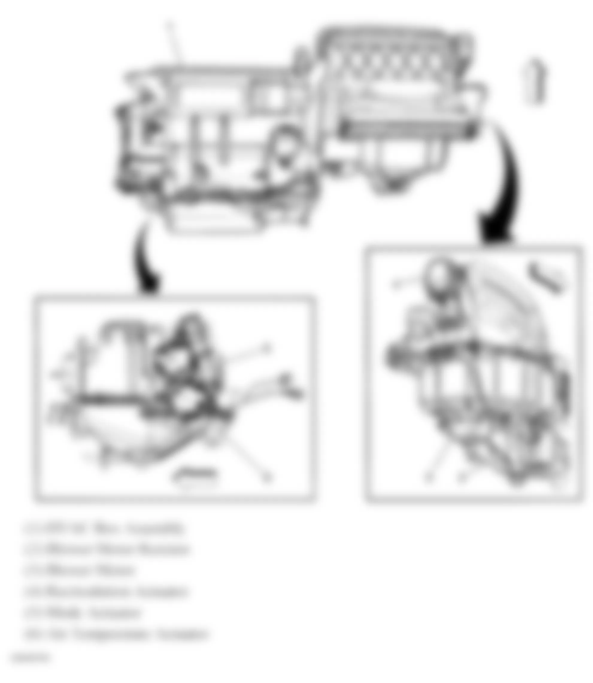 Chevrolet Cobalt SS 2008 - Component Locations -  HVAC Unit