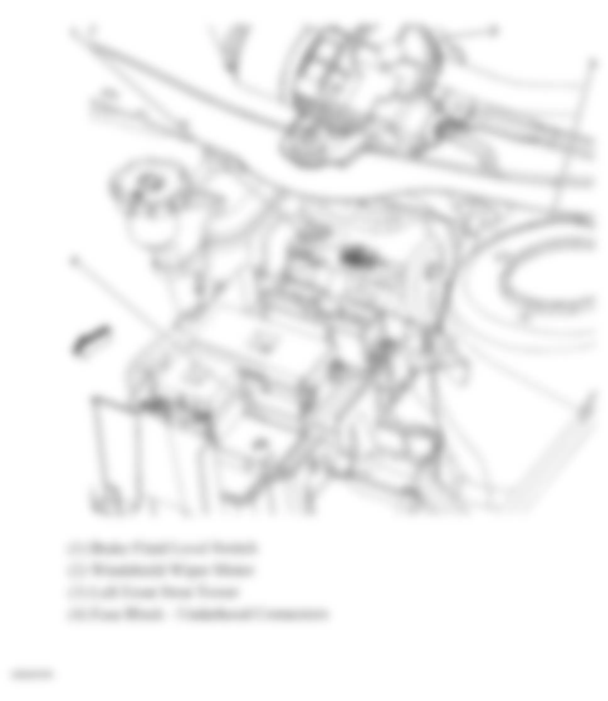 Chevrolet Cobalt SS 2008 - Component Locations -  Left Rear Of Engine Compartment