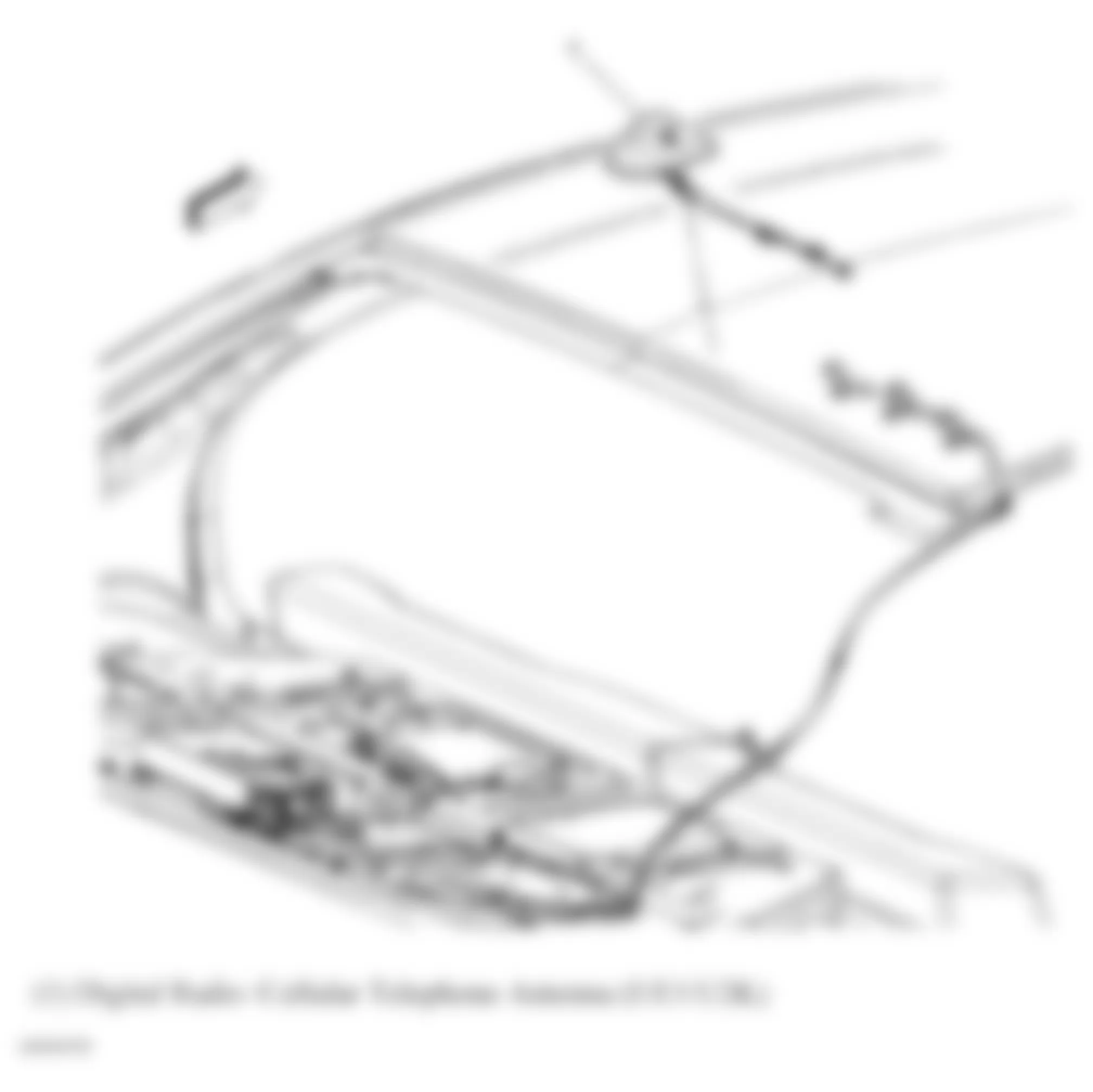 Chevrolet Cobalt SS 2008 - Component Locations -  Rear Of Roof