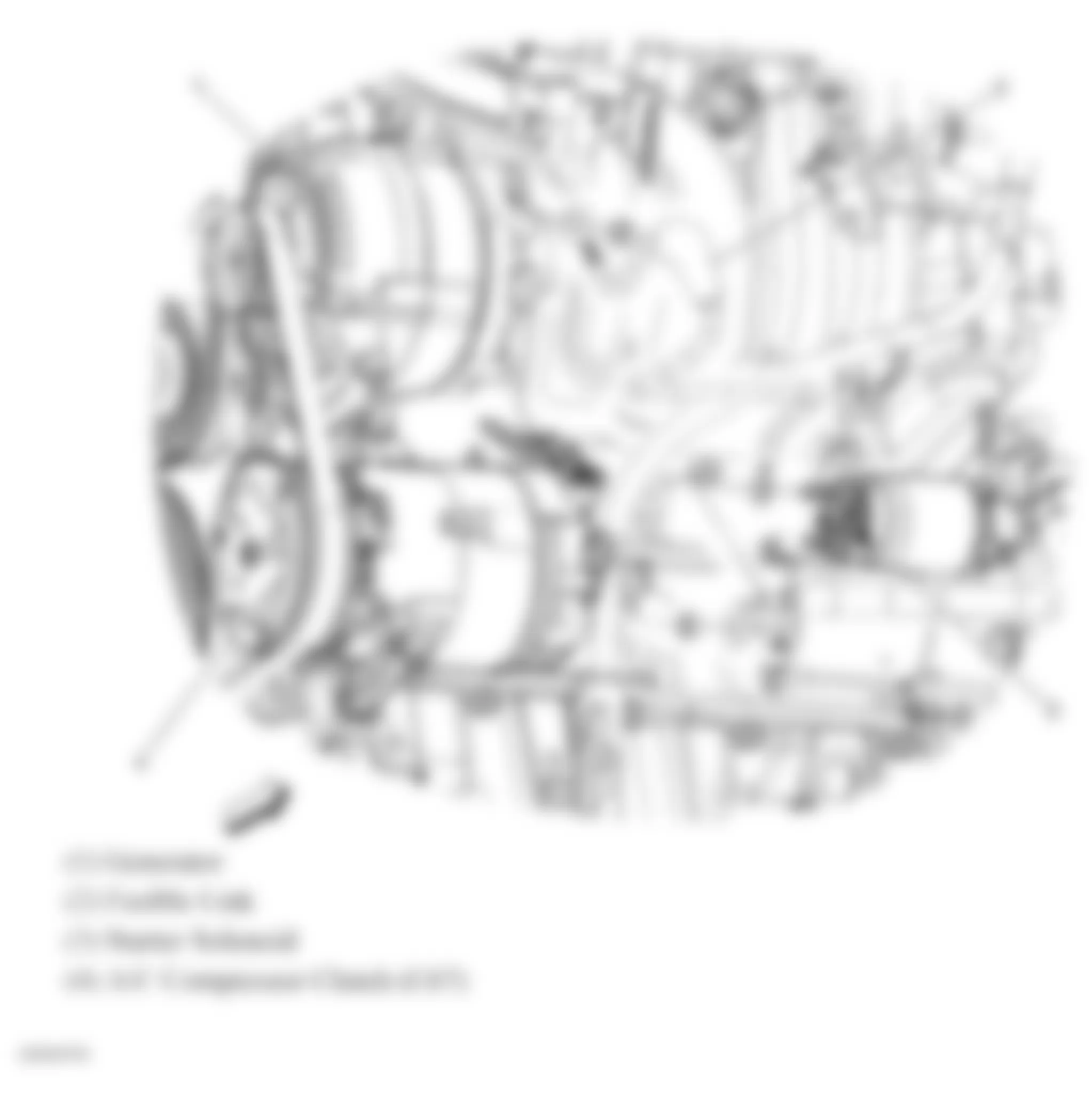 Chevrolet Cobalt SS 2008 - Component Locations -  Lower Left Front Of Engine