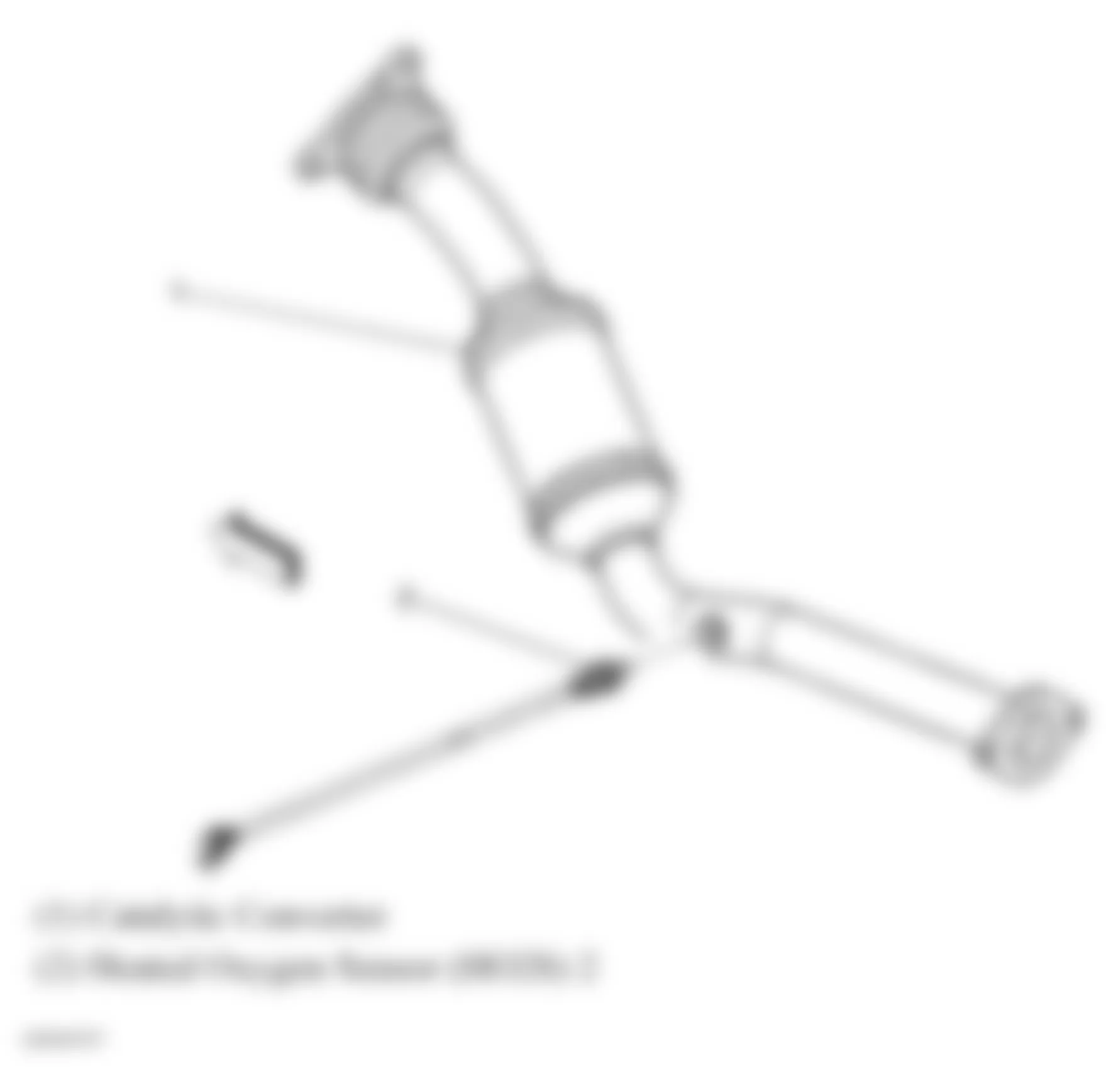 Chevrolet Cobalt SS 2008 - Component Locations -  Exhaust