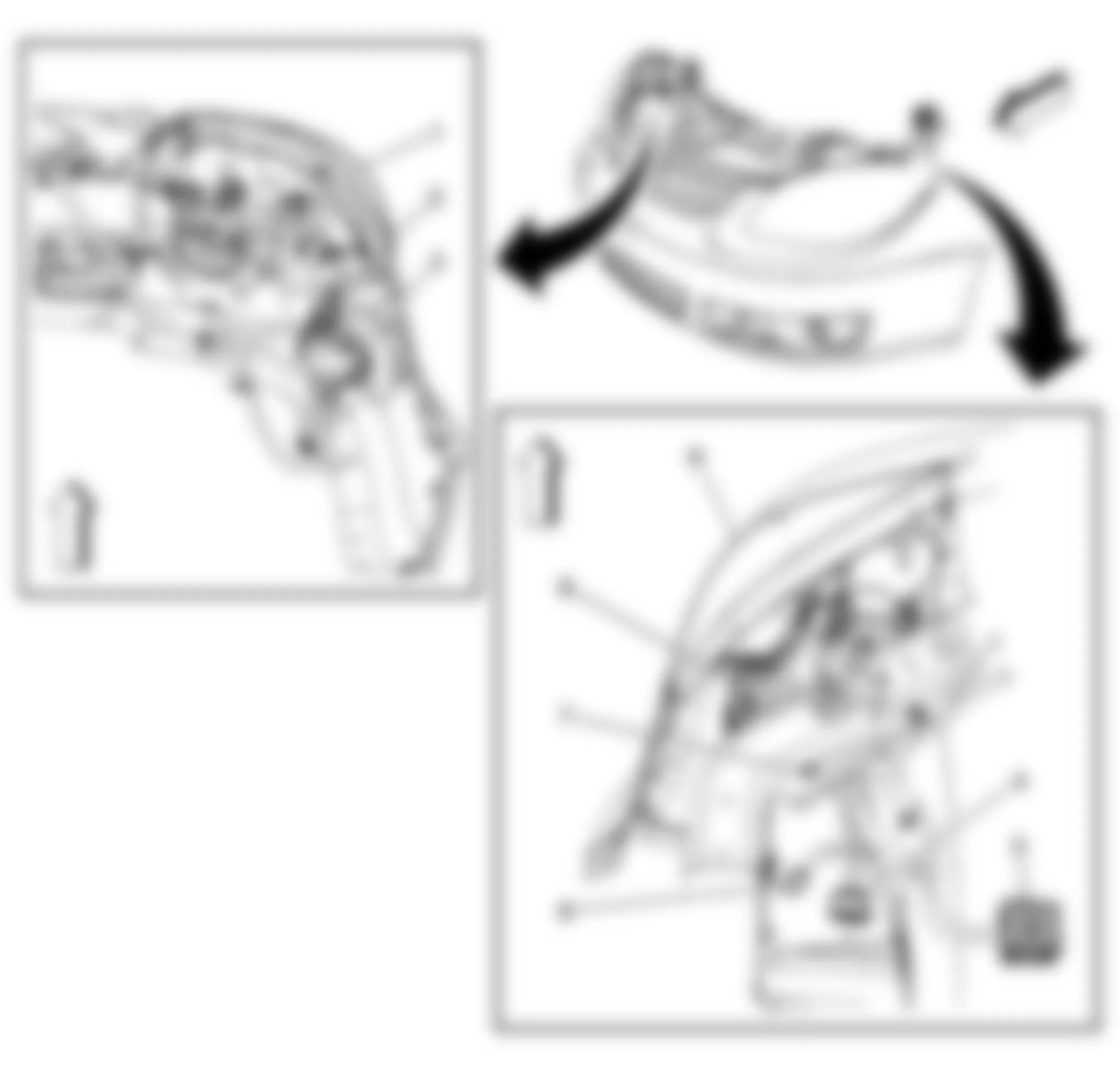 Chevrolet Cobalt SS 2008 - Component Locations -  Front Of Engine Compartment