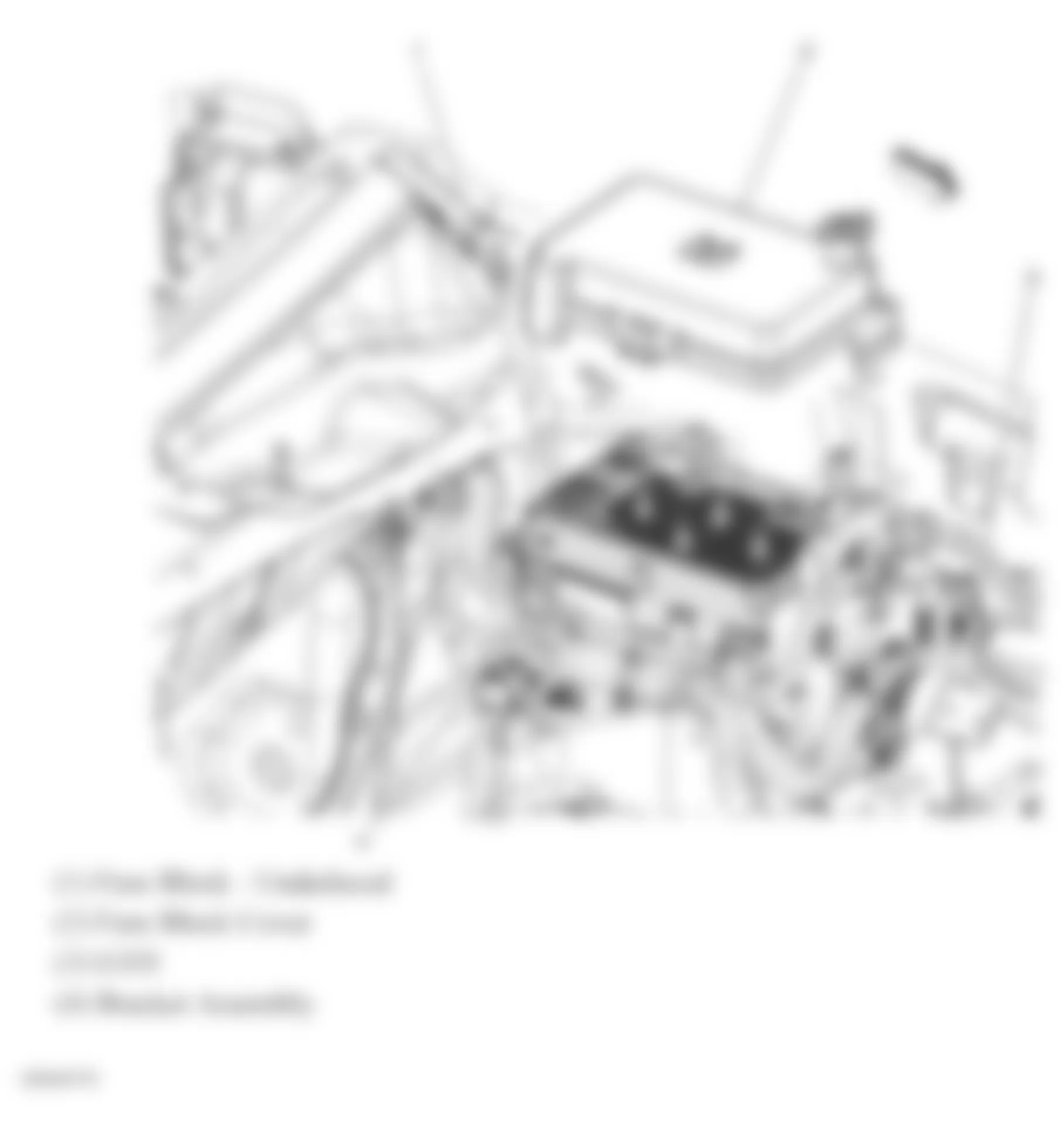 Chevrolet Cobalt SS 2008 - Component Locations -  Underhood Fuse Block