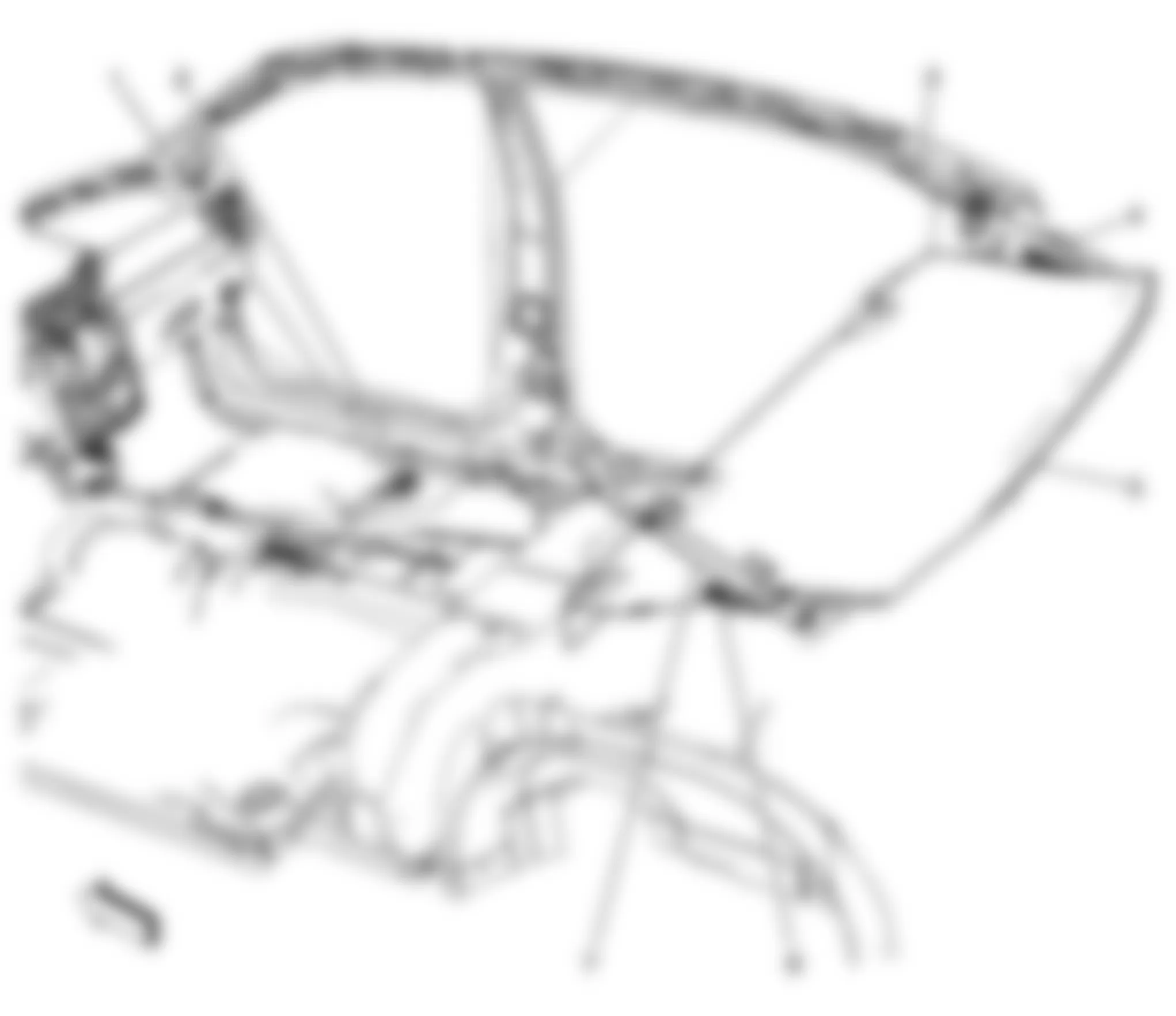 Chevrolet Cobalt SS 2008 - Component Locations -  Passenger Compartment