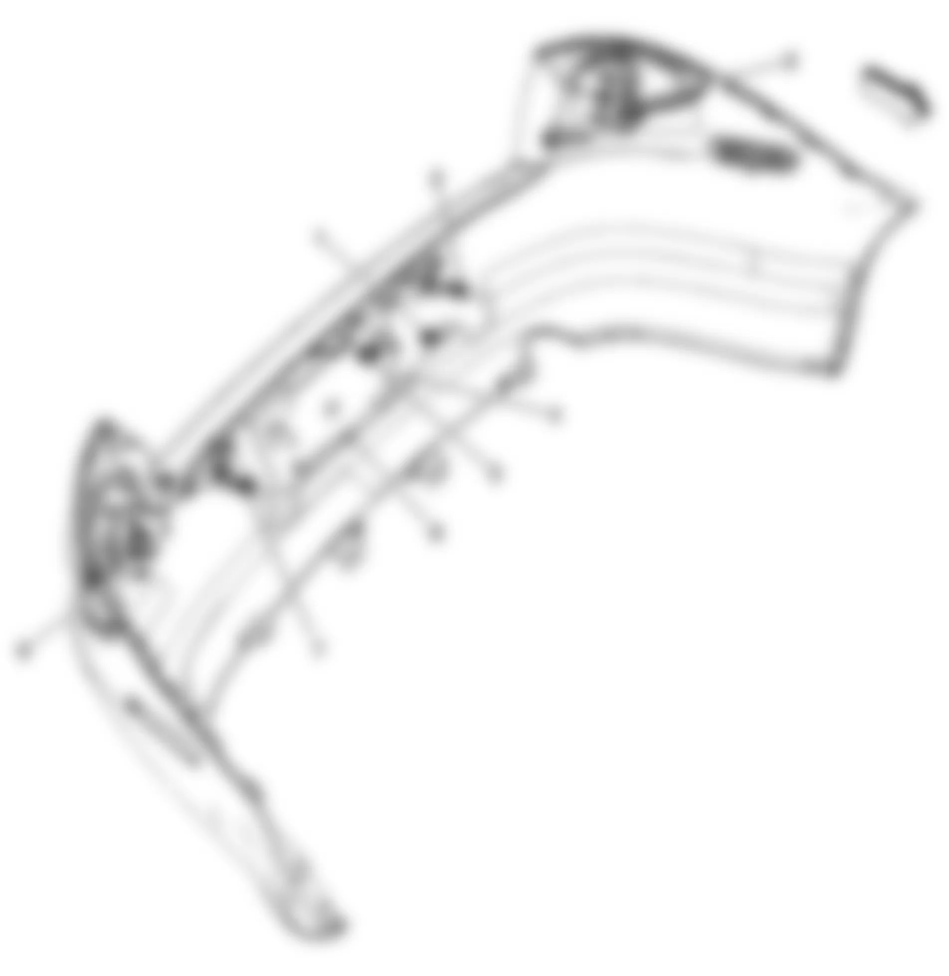 Chevrolet Cobalt SS 2008 - Component Locations -  Rear Fascia