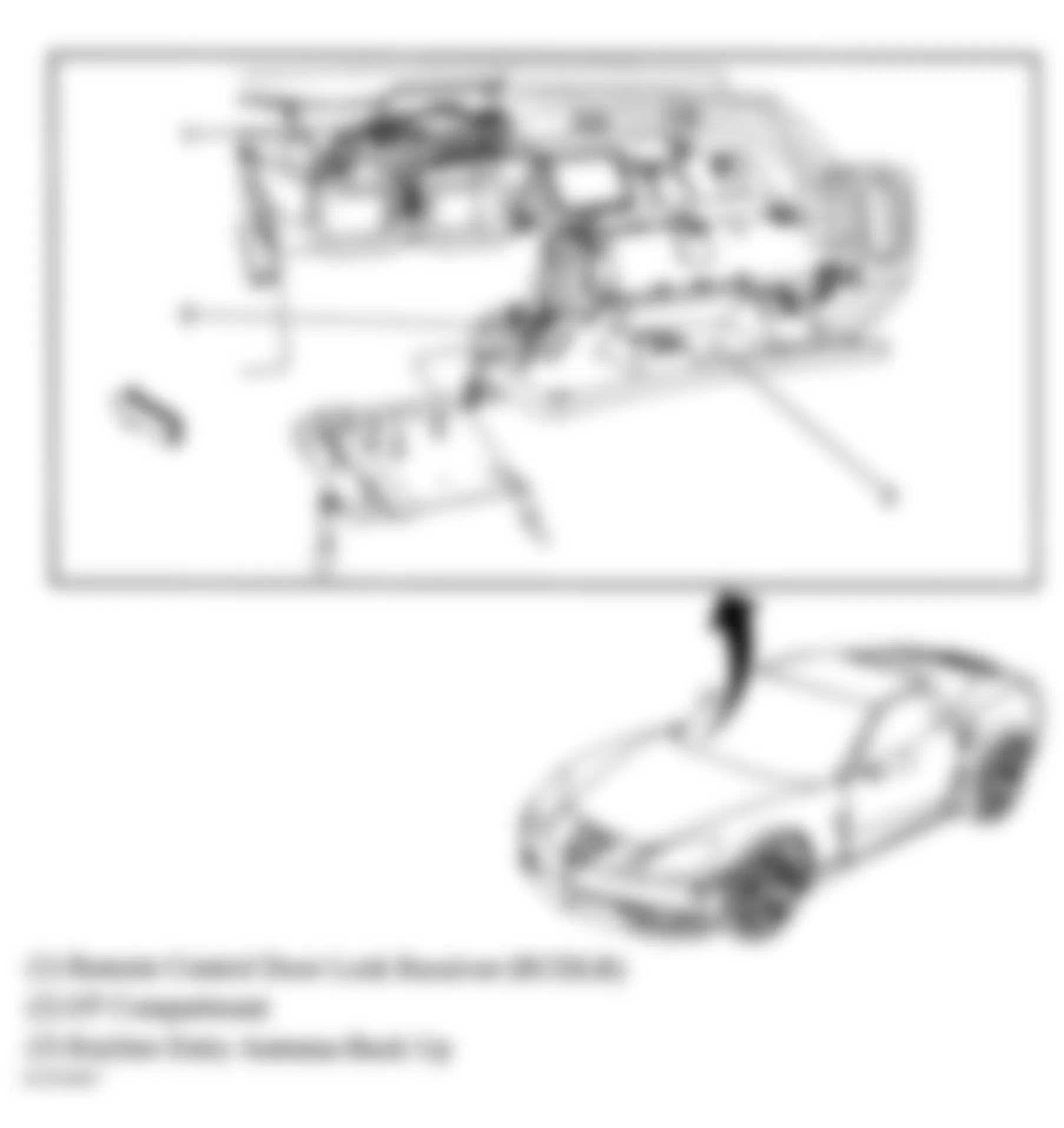 Chevrolet Corvette 2008 - Component Locations -  Right Side Of Dash