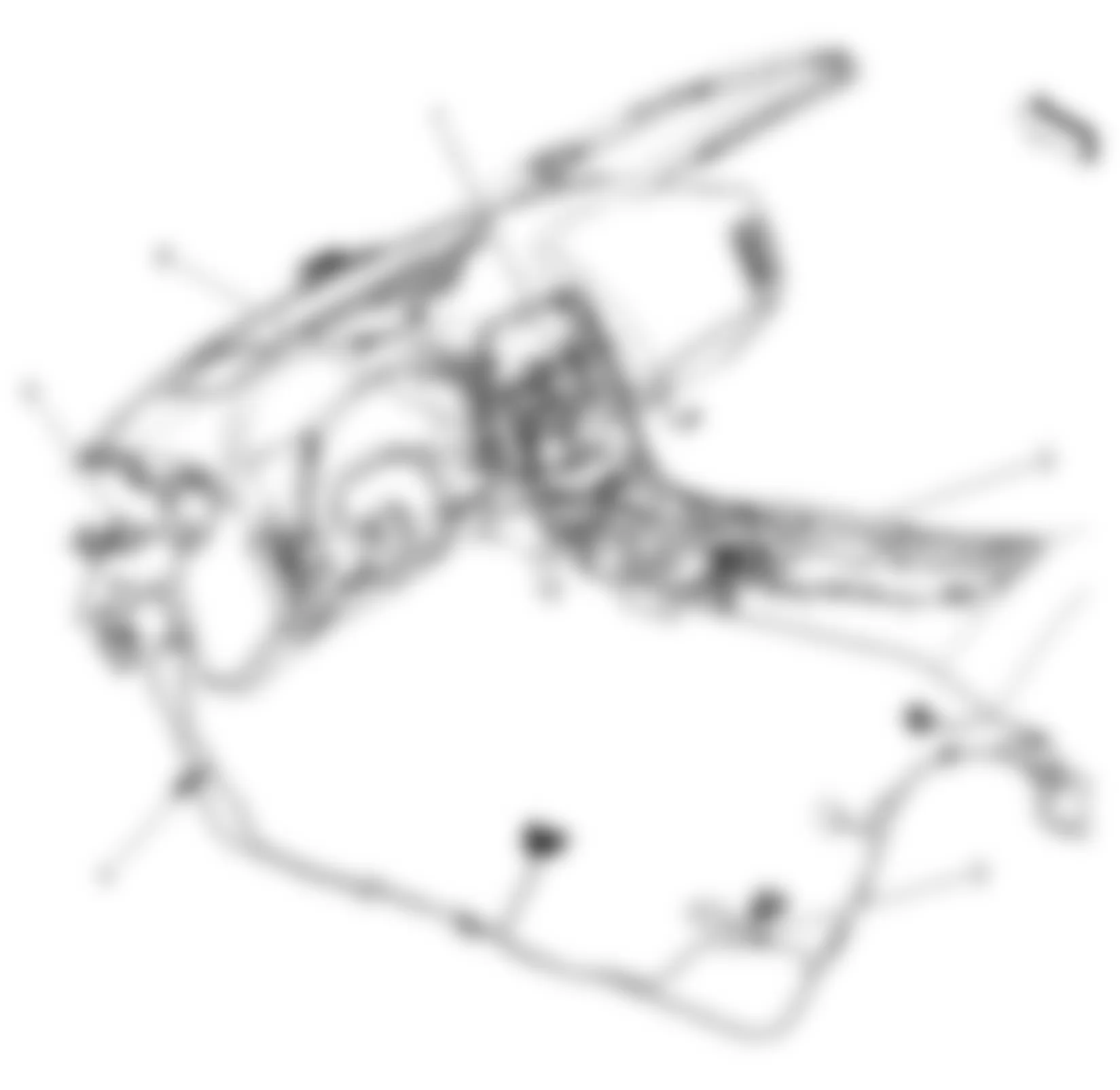 Chevrolet Corvette 2008 - Component Locations -  Passenger Compartment