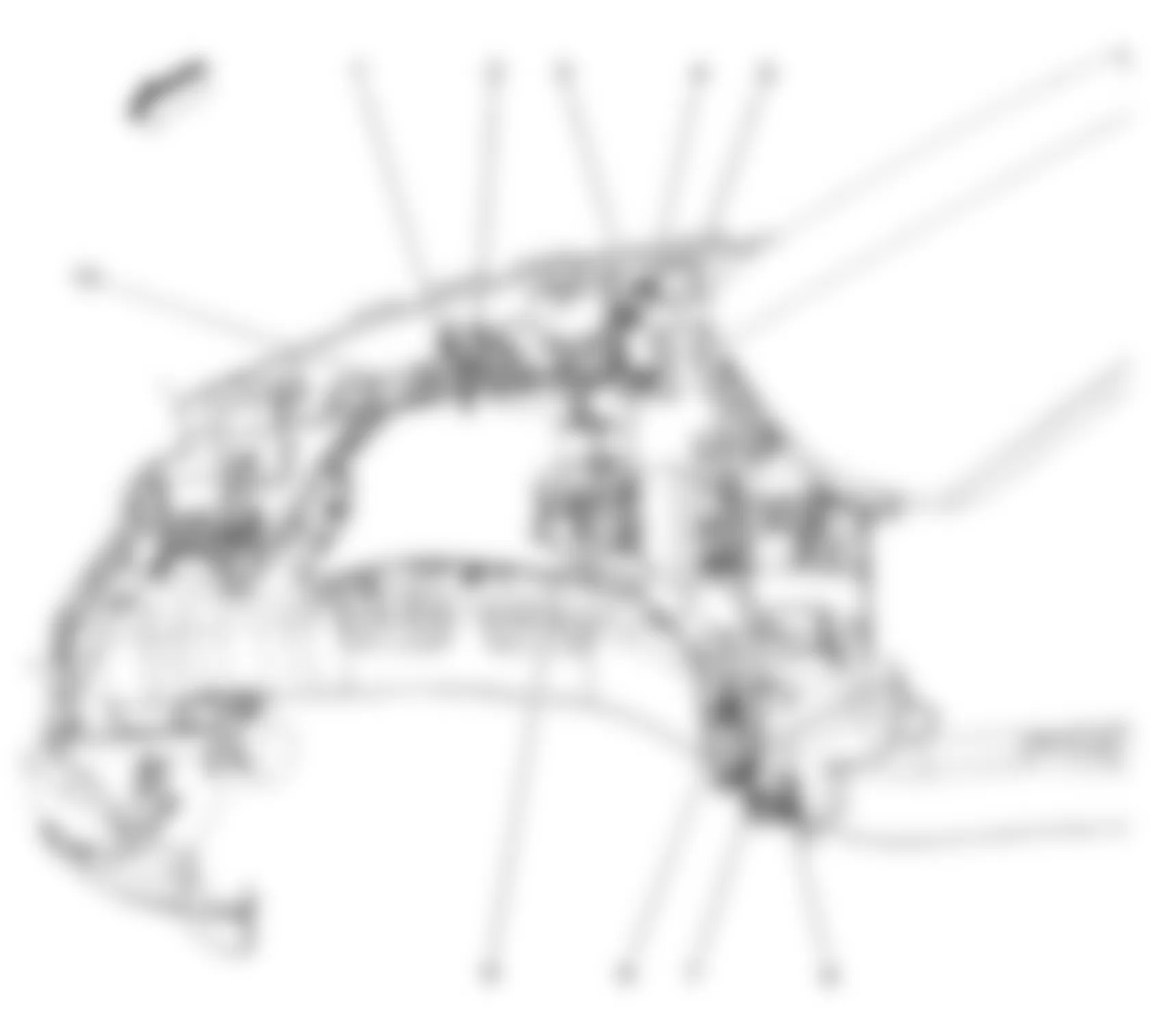 Chevrolet Corvette 2008 - Component Locations -  Engine Compartment