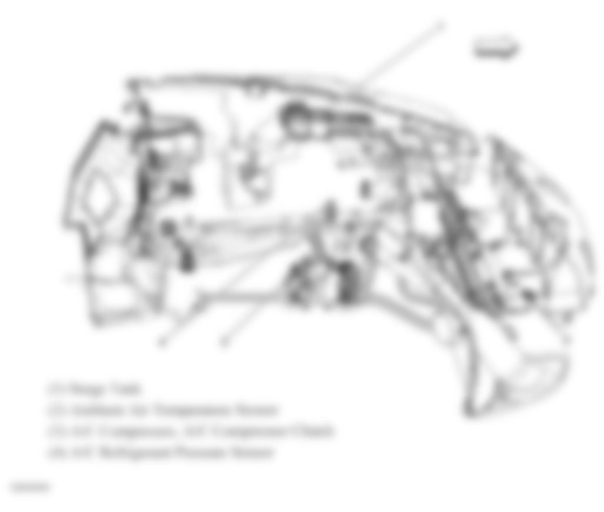Chevrolet Corvette 2008 - Component Locations -  HVAC Components