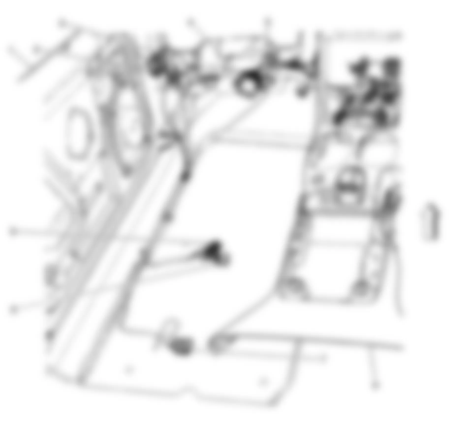 Chevrolet Corvette 2008 - Component Locations -  Left Side Of Dash