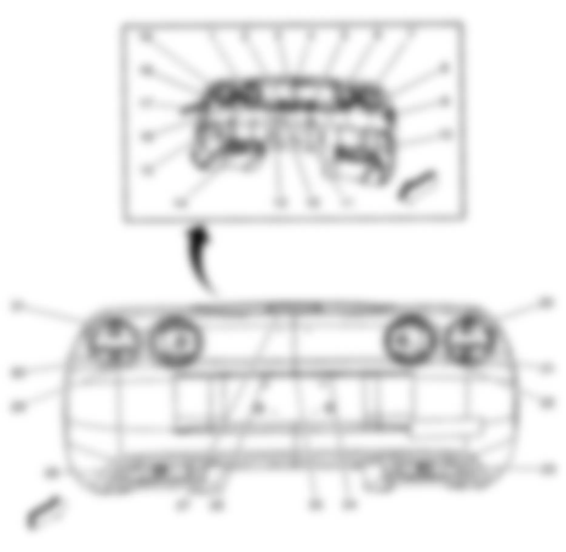 Chevrolet Corvette 2008 - Component Locations -  Rear Fascia Lighting