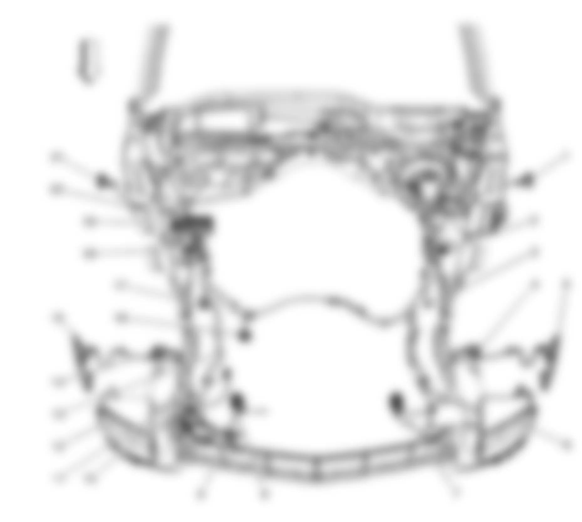 Chevrolet Corvette 2008 - Component Locations -  Engine Compartment