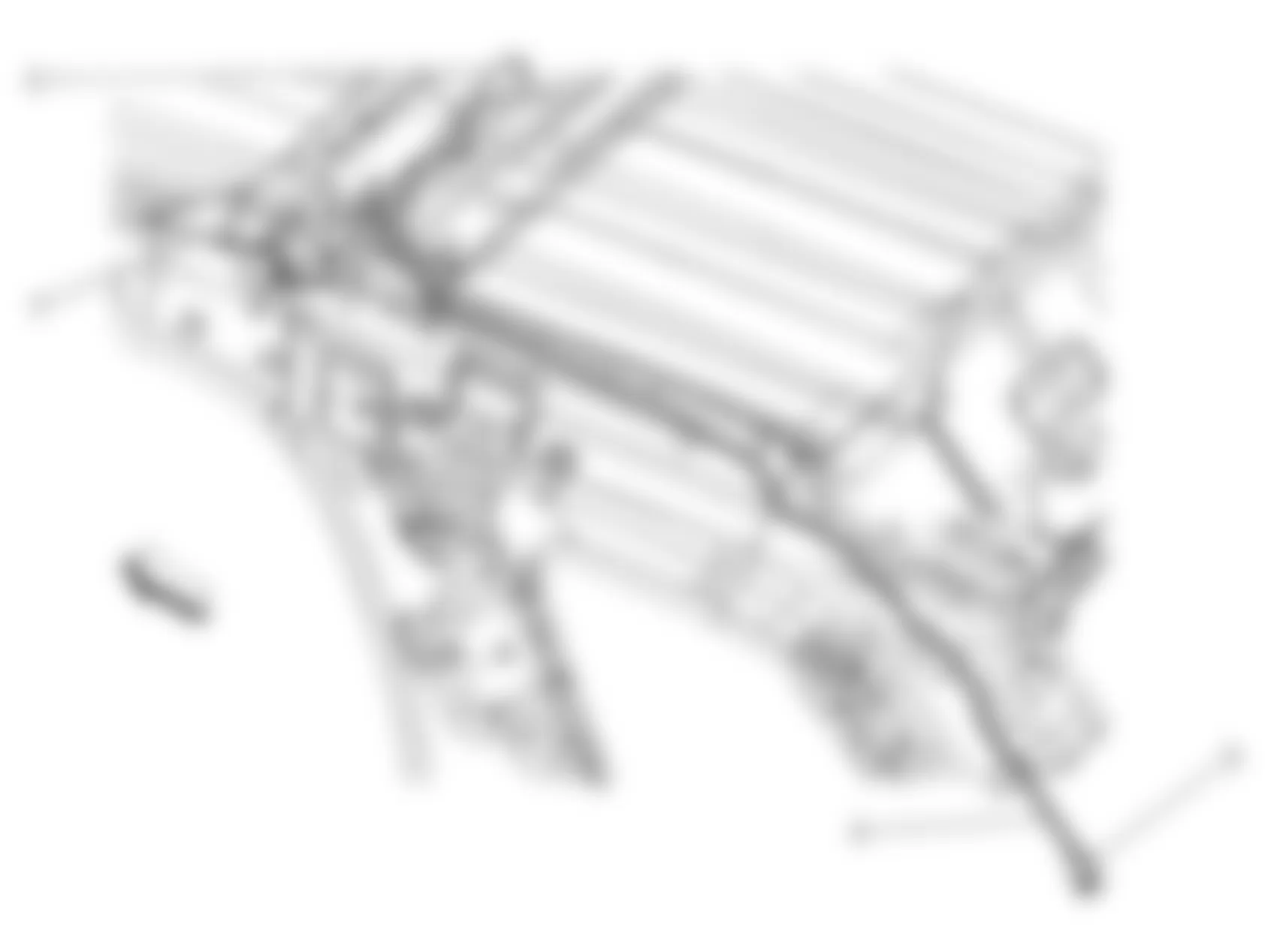 Chevrolet Equinox LS 2008 - Component Locations -  Under Right Side Of Headliner