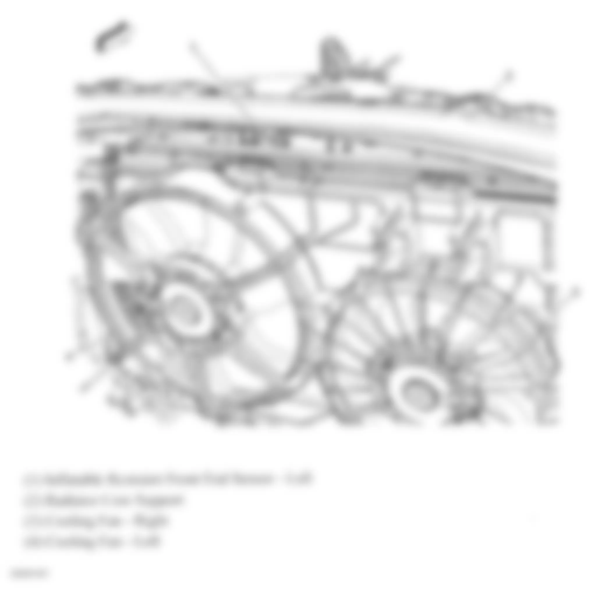 Chevrolet Equinox LS 2008 - Component Locations -  Near Hood Latch