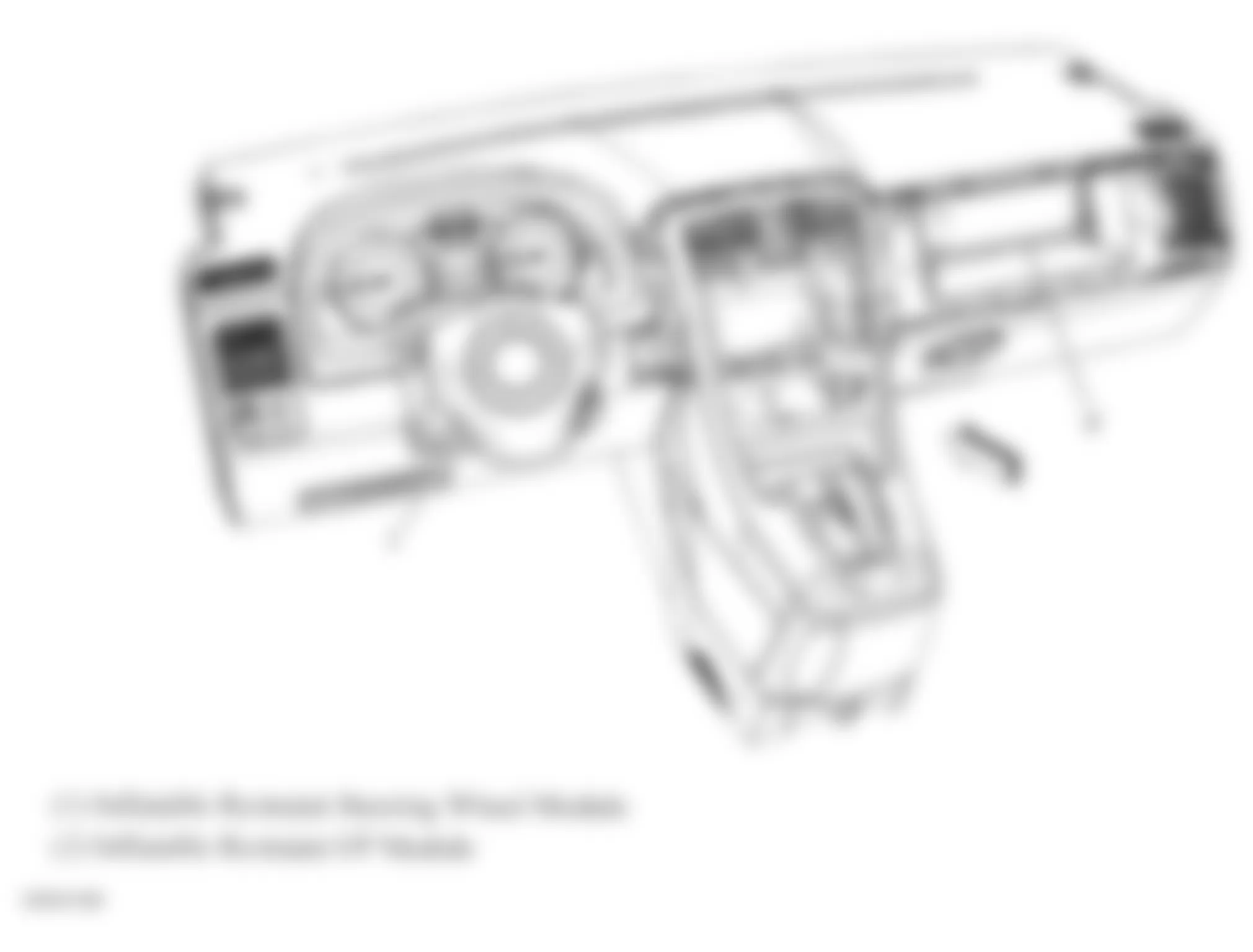 Chevrolet Equinox LS 2008 - Component Locations -  Front Air Bags