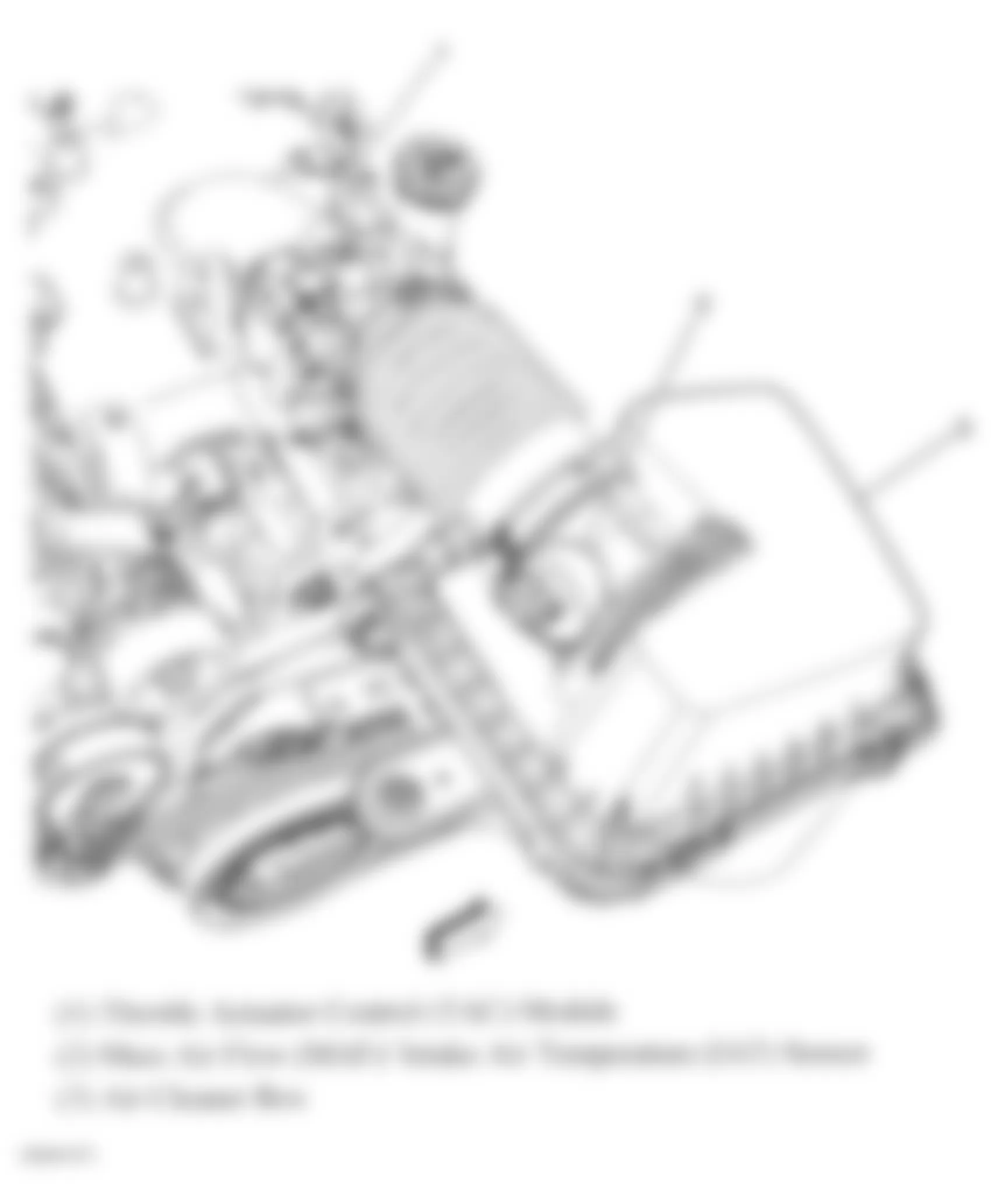 Chevrolet Equinox LS 2008 - Component Locations -  Air Induction Components (LNJ)