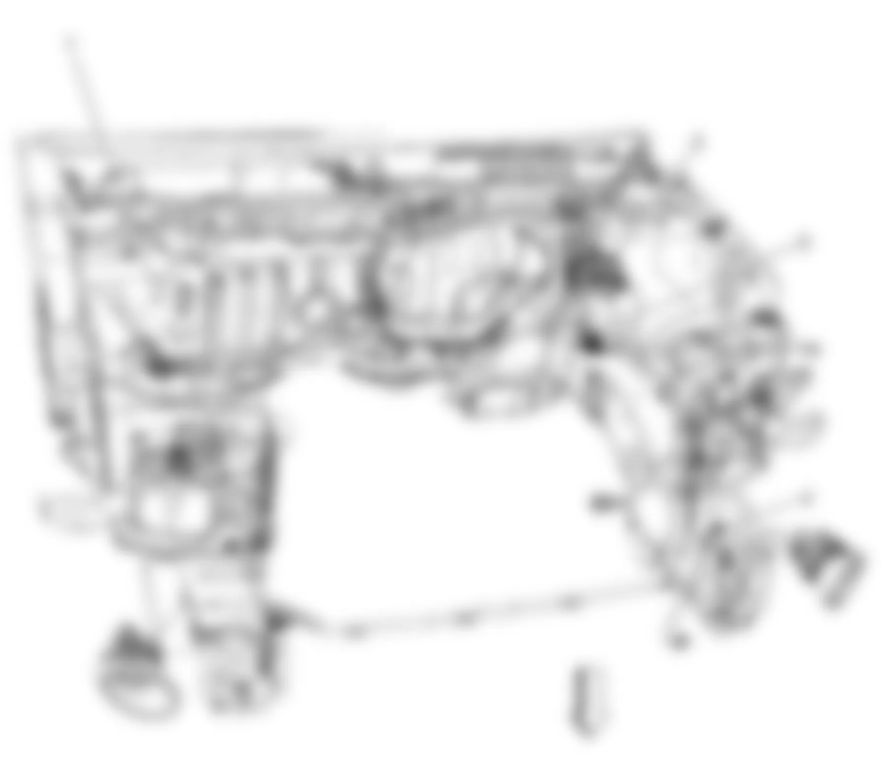 Chevrolet Equinox LS 2008 - Component Locations -  Forward Lamp Harness (Pontiac)