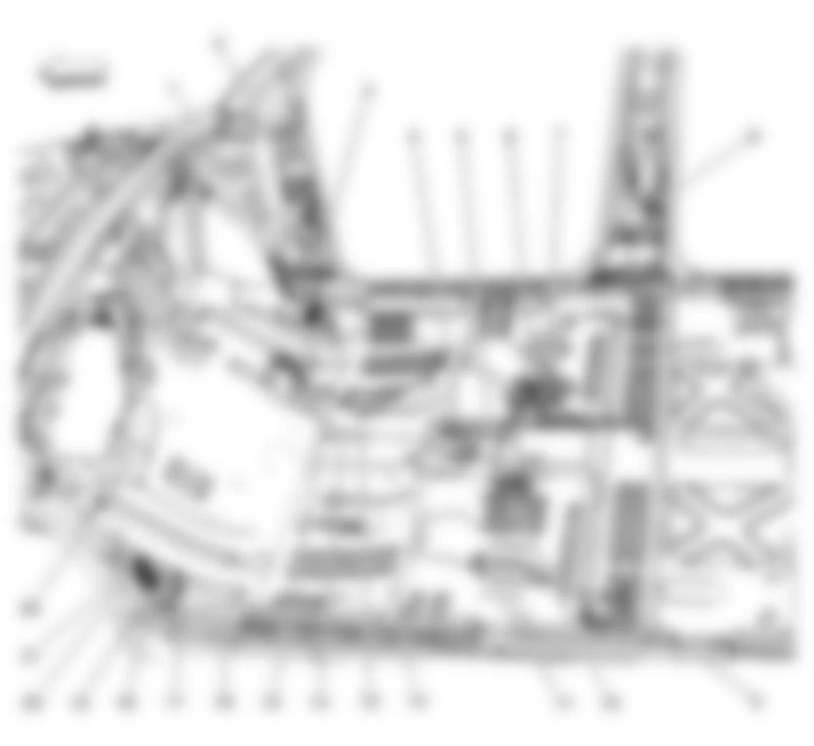 Chevrolet Equinox LS 2008 - Component Locations -  Passenger Compartment Body Harness