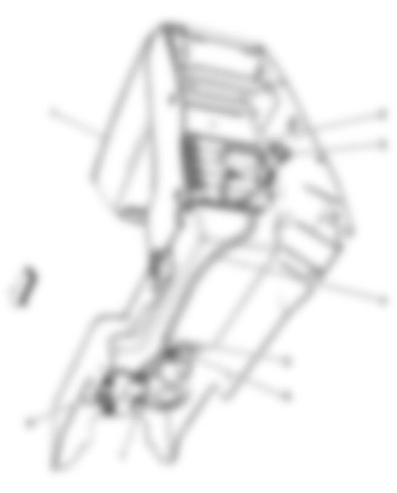 Chevrolet Equinox LS 2008 - Component Locations -  Console Harness