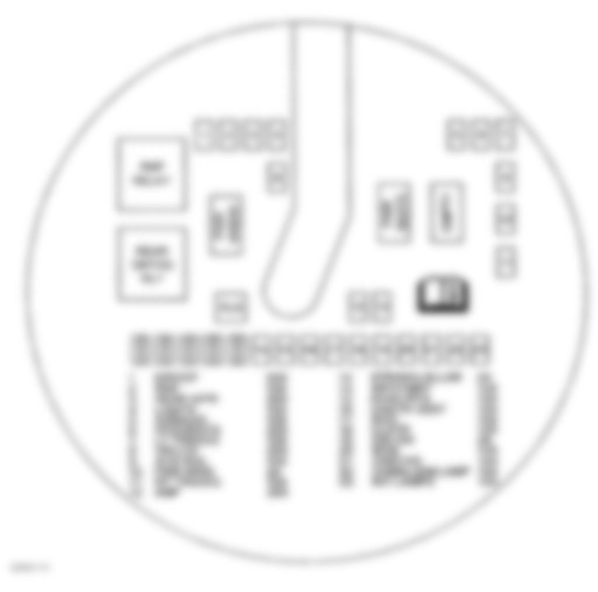 Chevrolet Equinox LS 2008 - Component Locations -  I/P Fuse Block