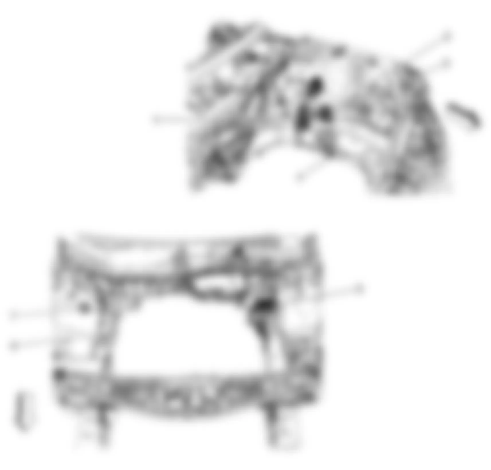 Chevrolet Equinox LT 2008 - Component Locations -  Front Body Harness